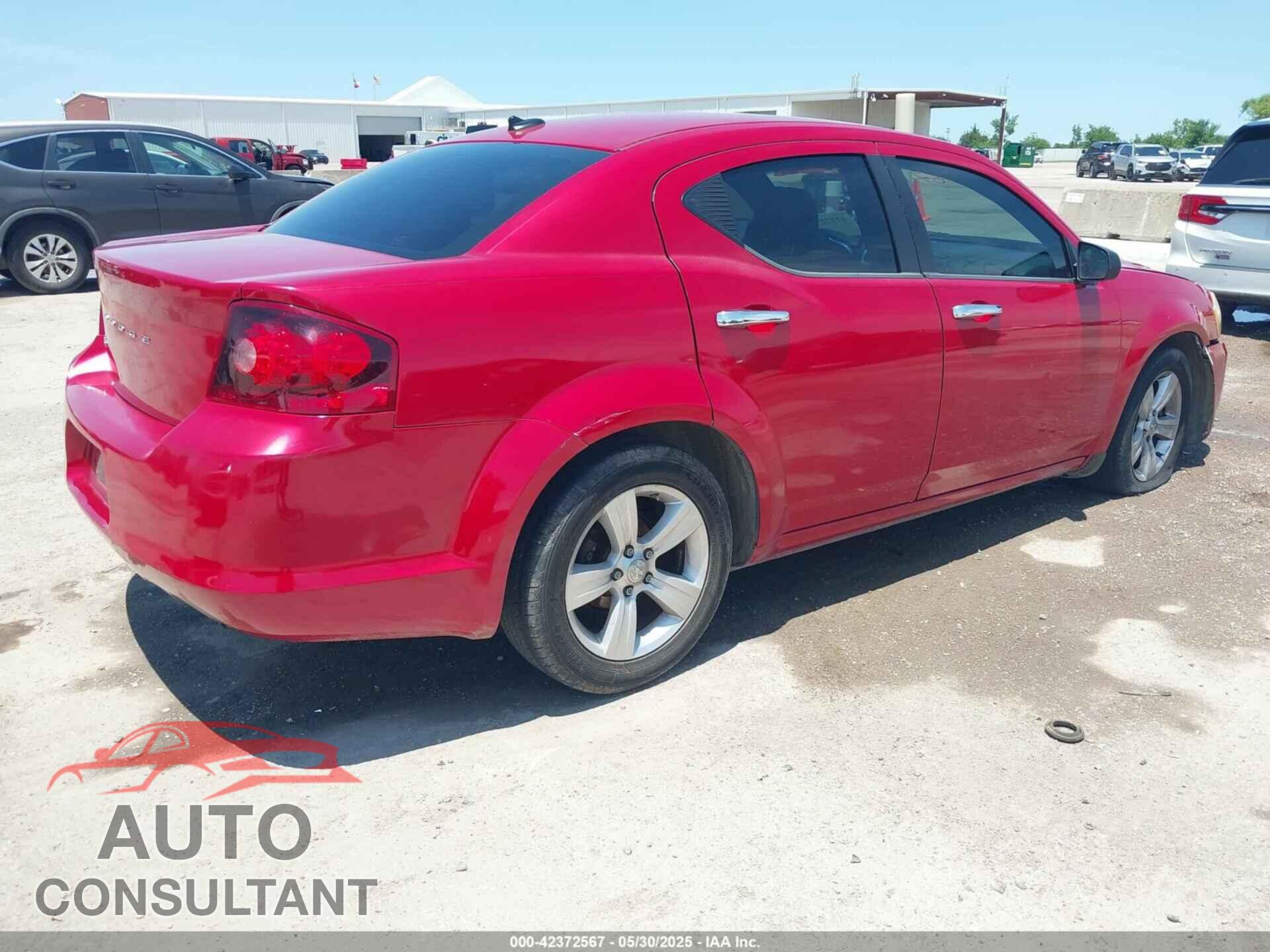 DODGE AVENGER 2013 - 1C3CDZAB8DN756856