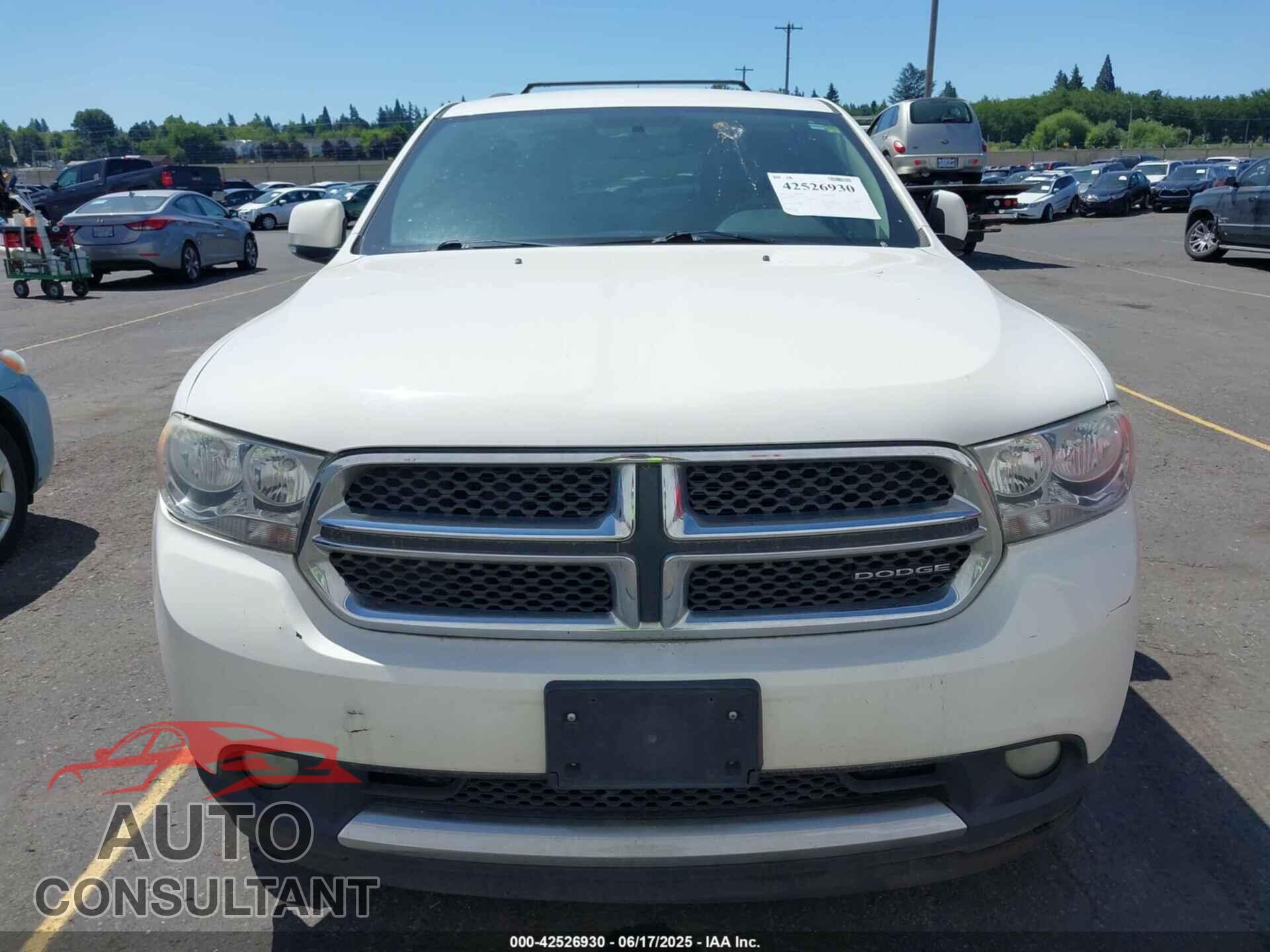DODGE DURANGO 2011 - 1D4RD4GG4BC729581