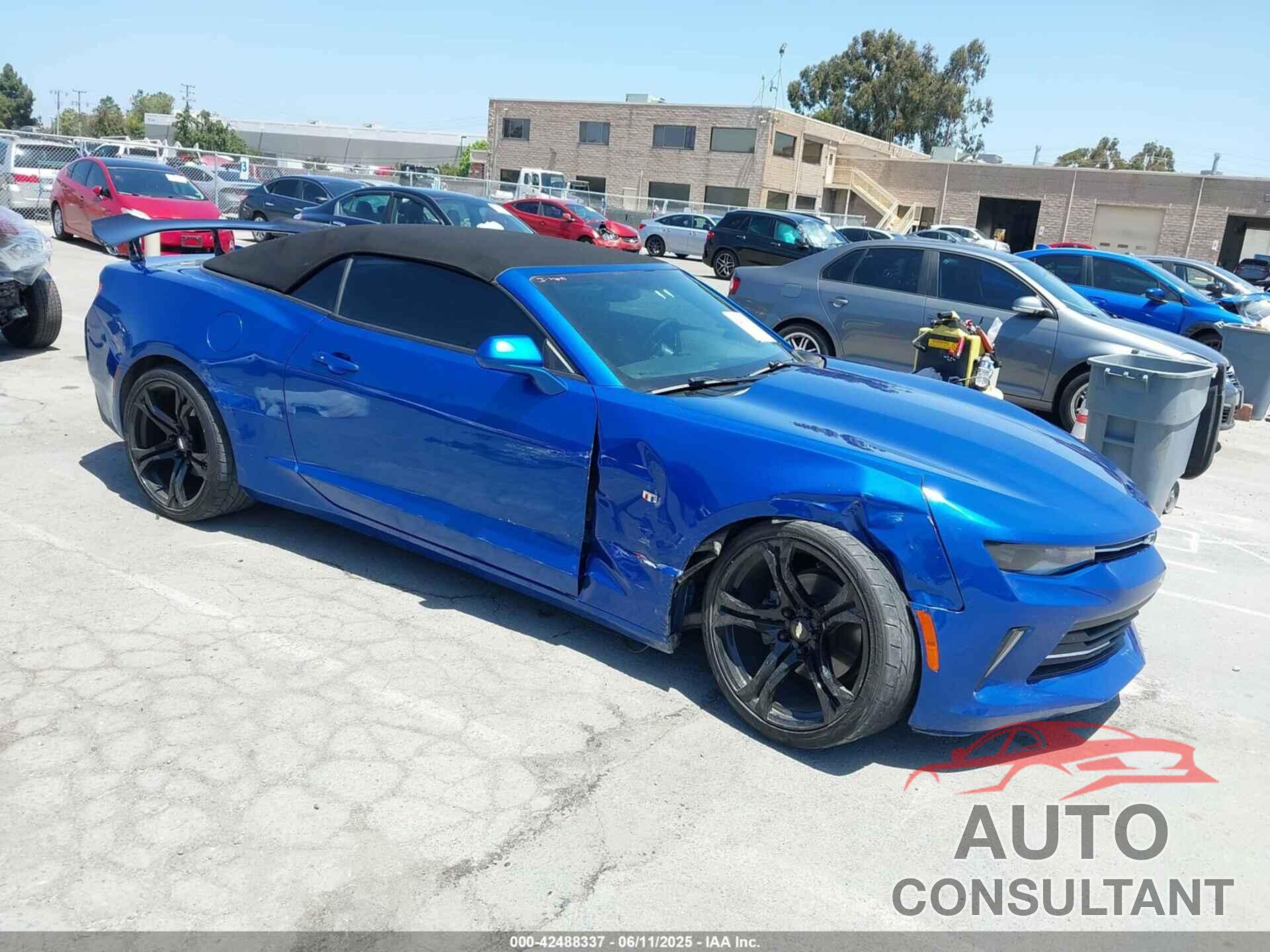 CHEVROLET CAMARO 2016 - 1G1FB3DX7G0186765