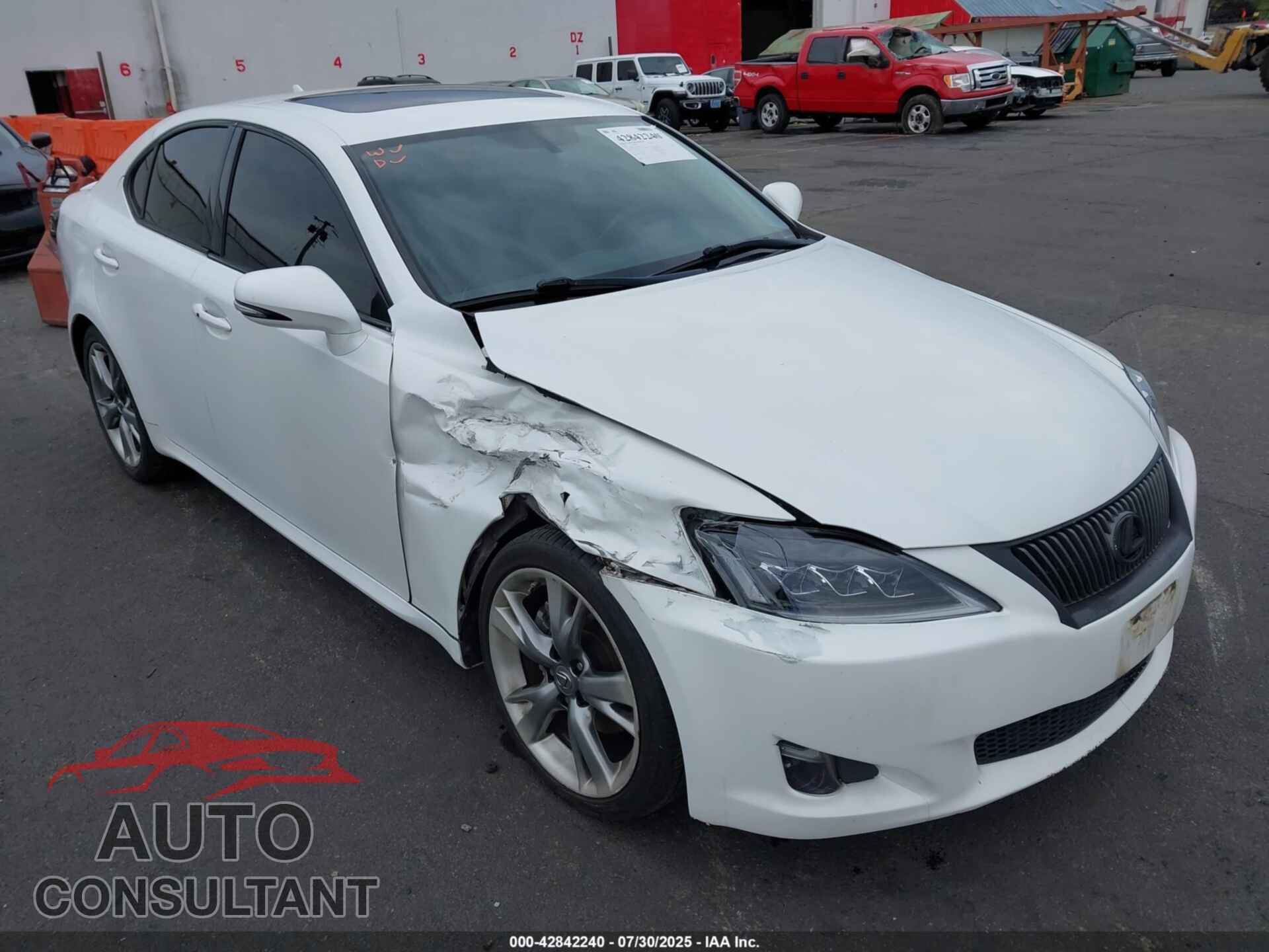 LEXUS IS 250 2010 - JTHBF5C20A5124919