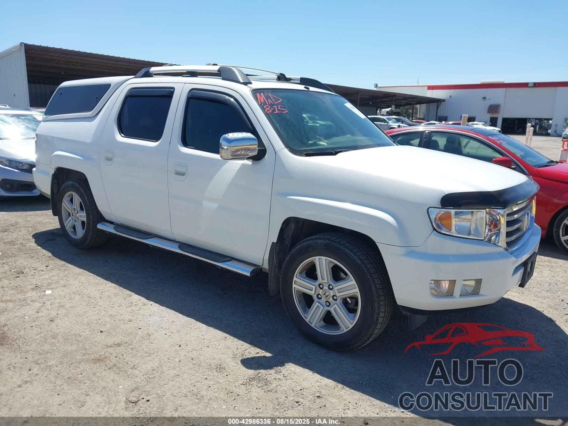 HONDA RIDGELINE 2013 - 5FPYK1F5XDB006344