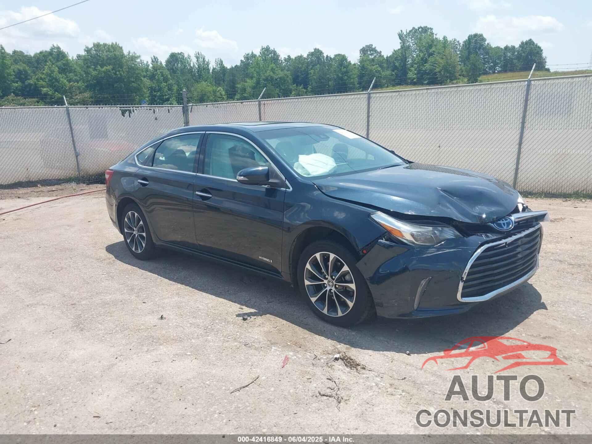 TOYOTA AVALON HYBRID 2017 - 4T1BD1EB8HU057236