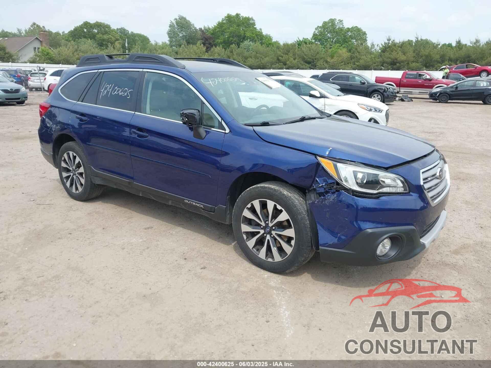 SUBARU OUTBACK 2017 - 4S4BSANC6H3253325