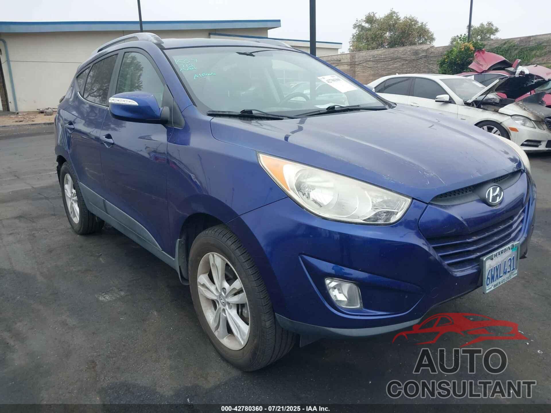 HYUNDAI TUCSON 2013 - KM8JU3AC1DU567928