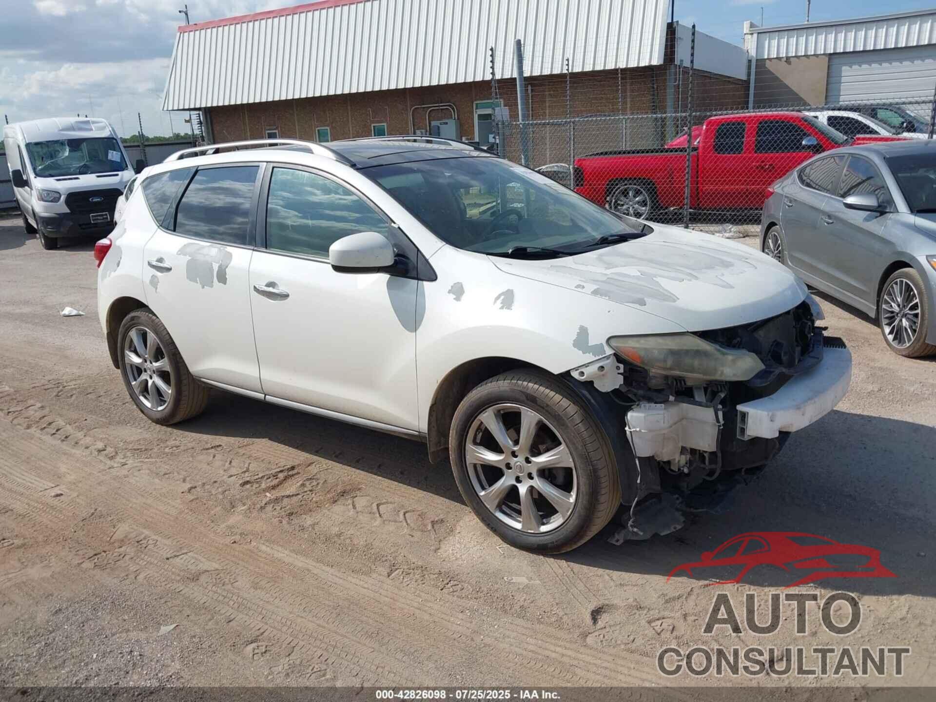 NISSAN MURANO 2013 - JN8AZ1MW5DW323031