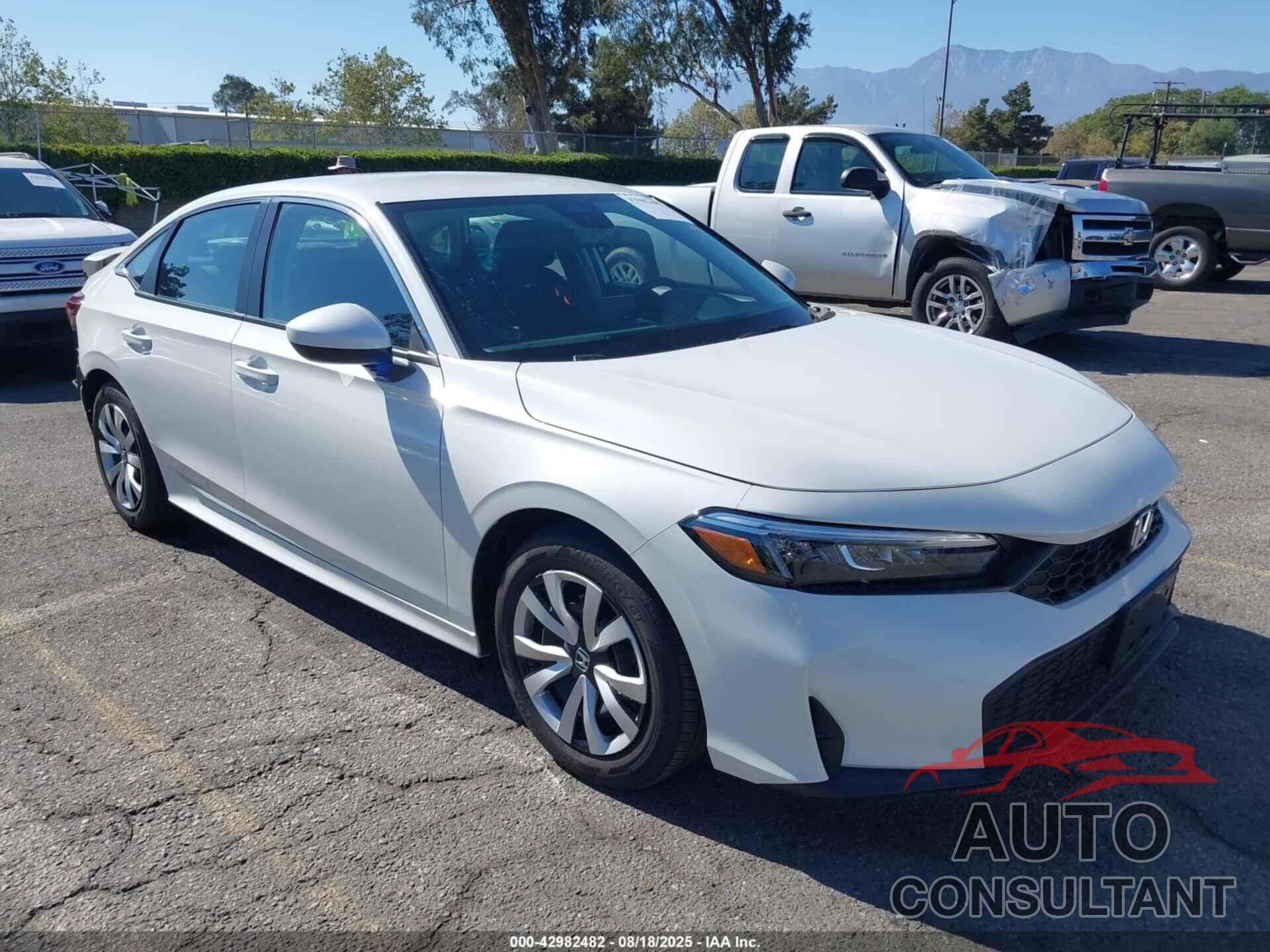 HONDA CIVIC 2025 - 2HGFE2F24SH594432