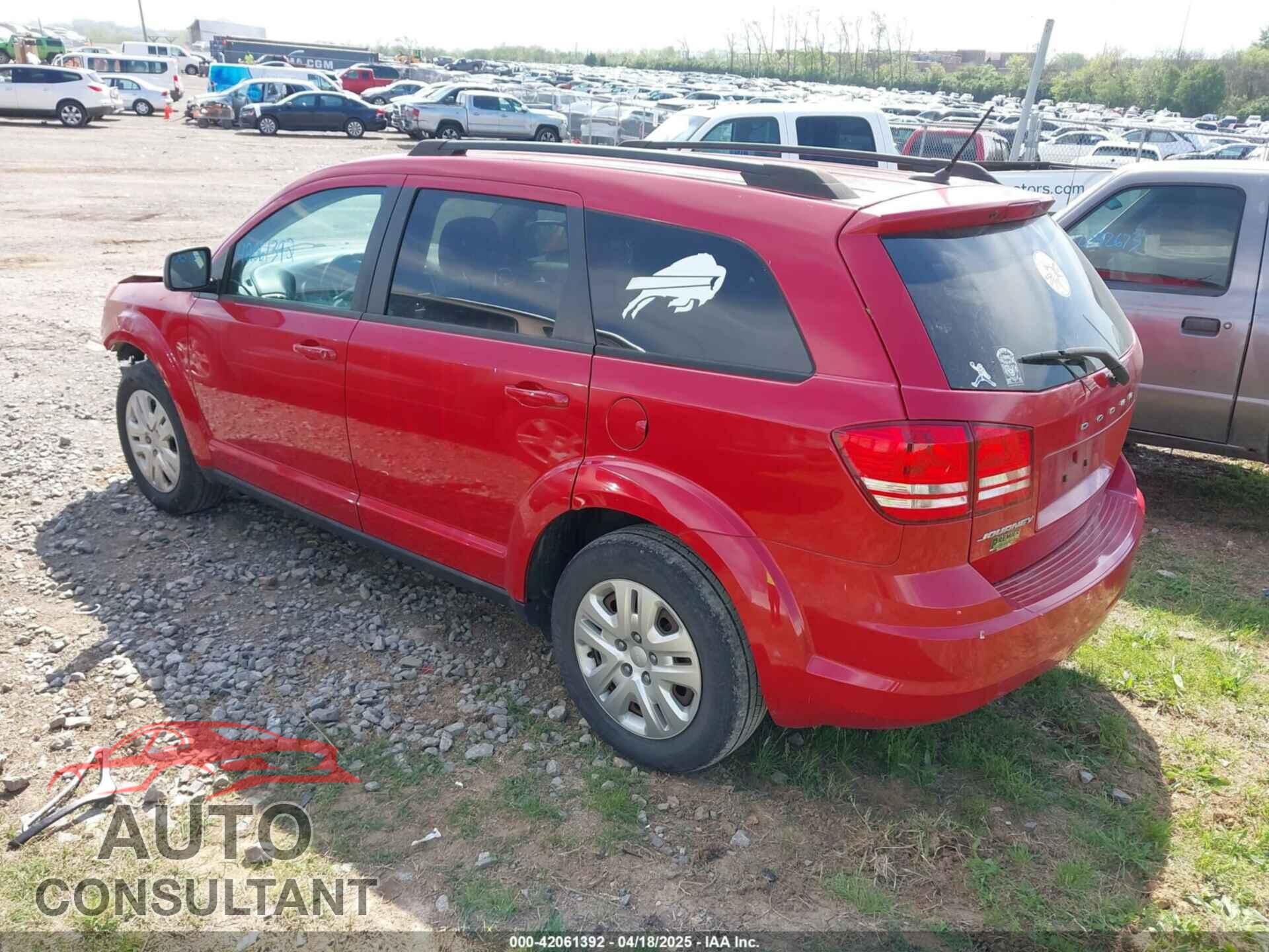 DODGE JOURNEY 2016 - 3C4PDCAB7GT250093