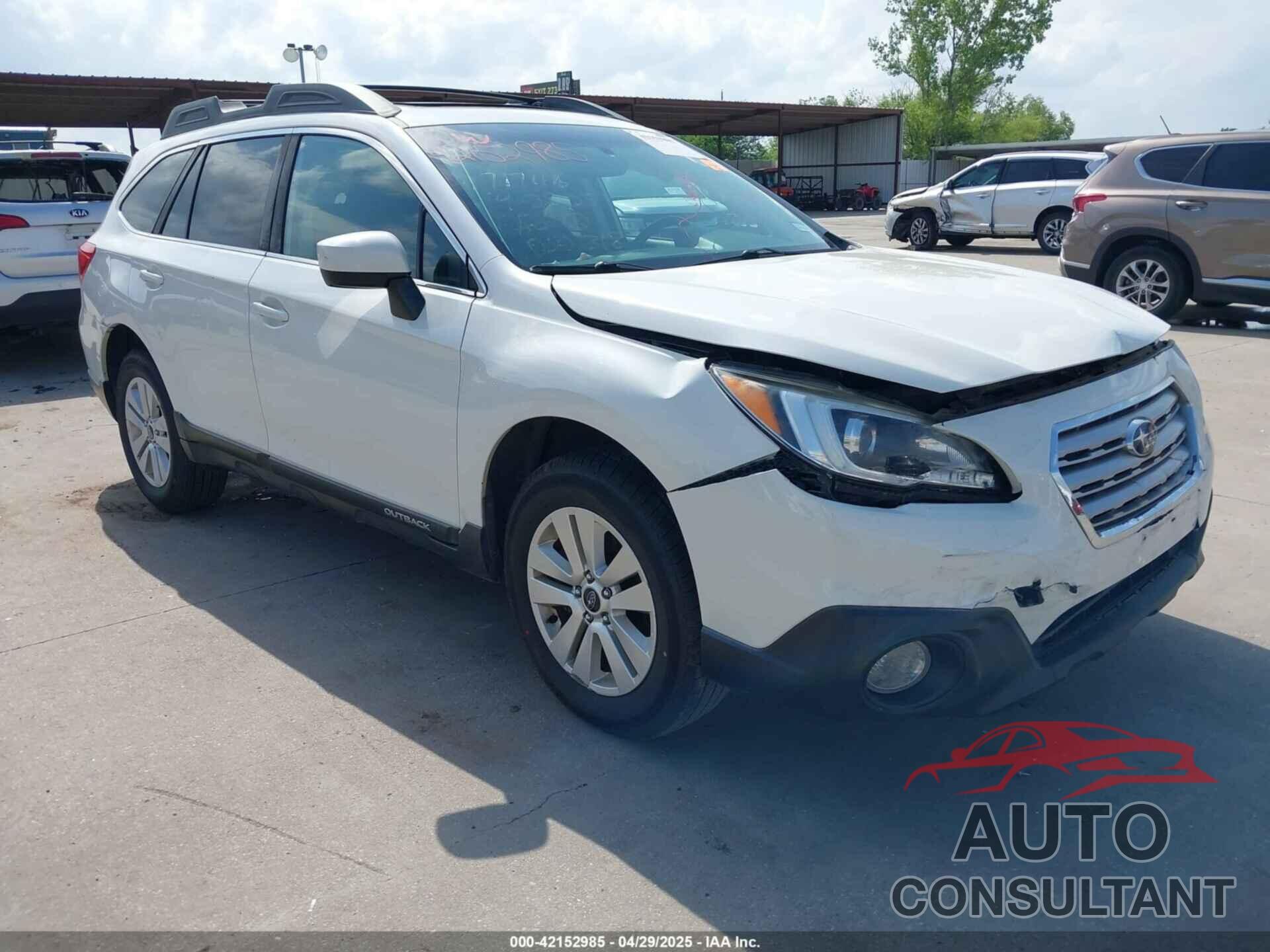 SUBARU OUTBACK 2017 - 4S4BSACC5H3429929