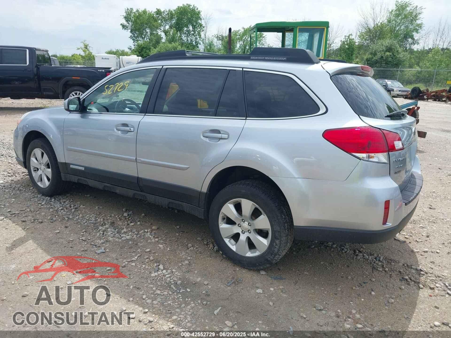 SUBARU OUTBACK 2012 - 4S4BRCCC3C3235741
