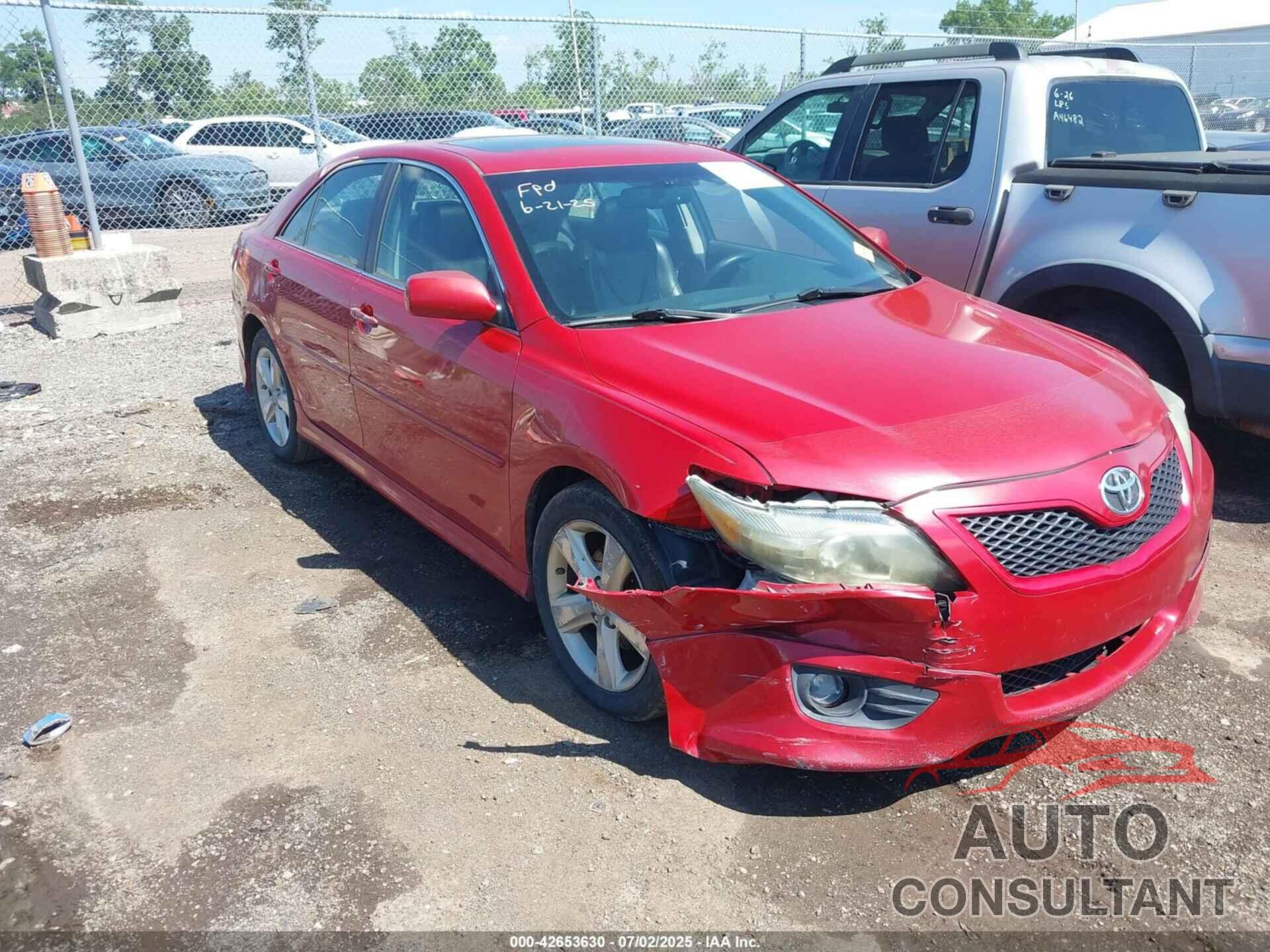 TOYOTA CAMRY 2011 - 4T1BF3EK3BU711797