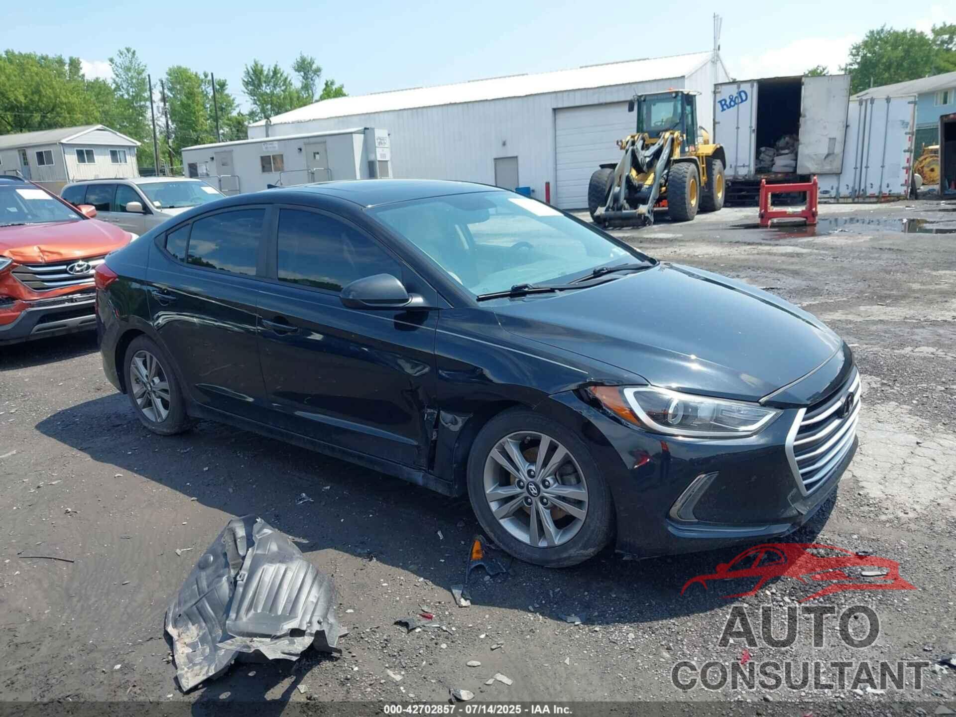 HYUNDAI ELANTRA 2017 - KMHD84LF4HU340303