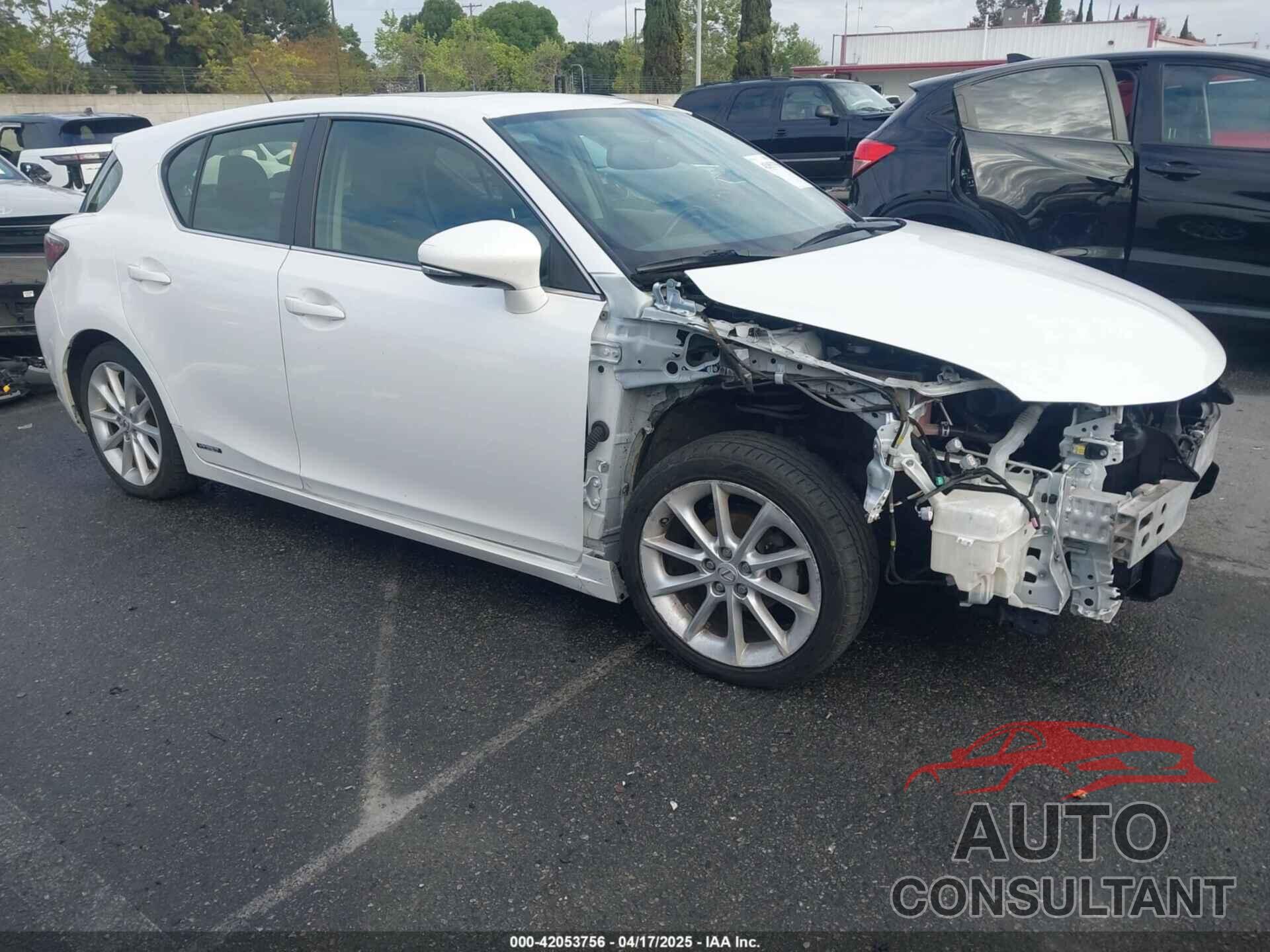 LEXUS CT 200H 2013 - JTHKD5BH2D2147927