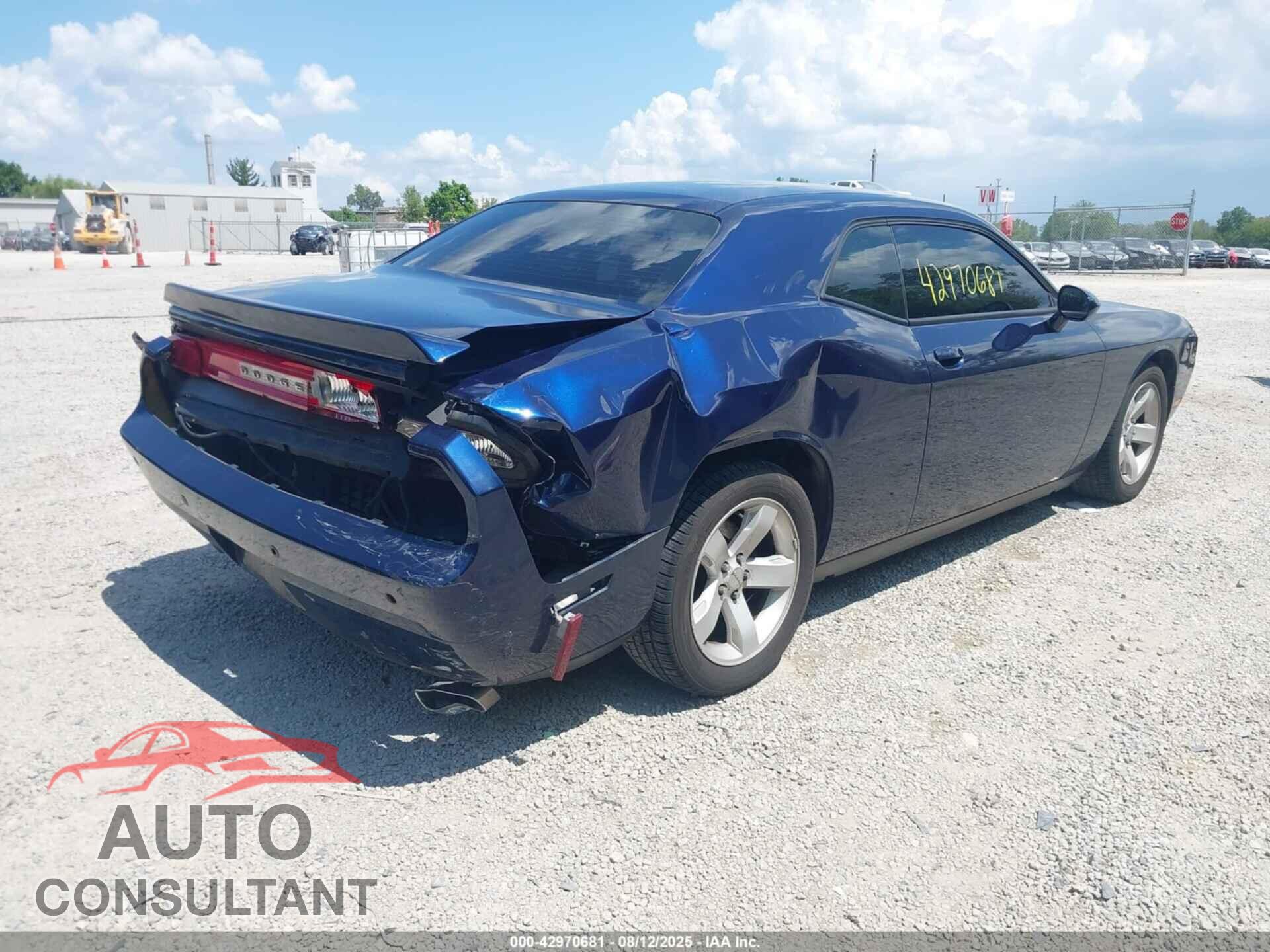 DODGE CHALLENGER 2013 - 2C3CDYAG5DH581996