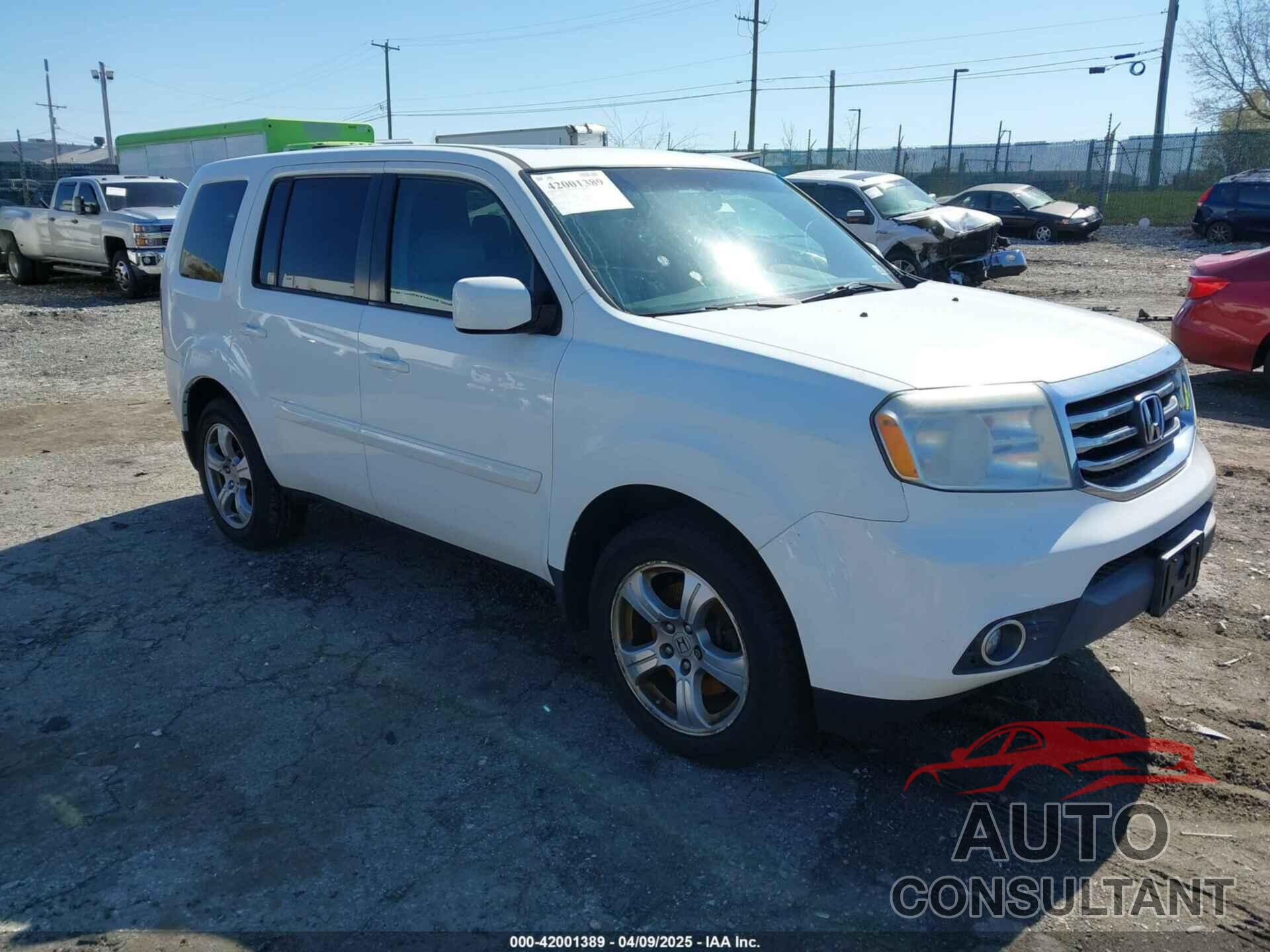HONDA PILOT 2012 - 5FNYF4H5XCB057255