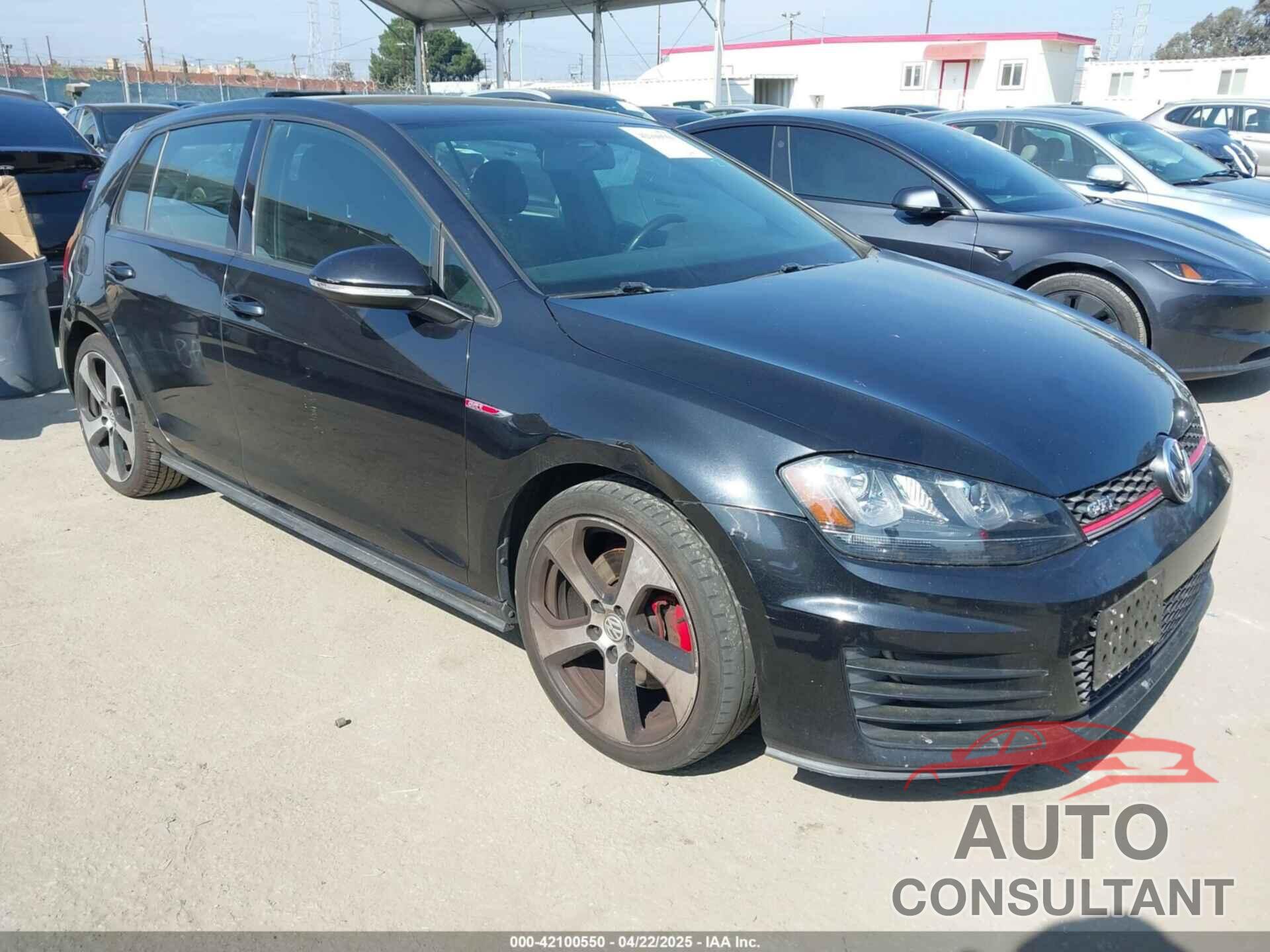 VOLKSWAGEN GOLF GTI 2017 - 3VW4T7AU4HM074286