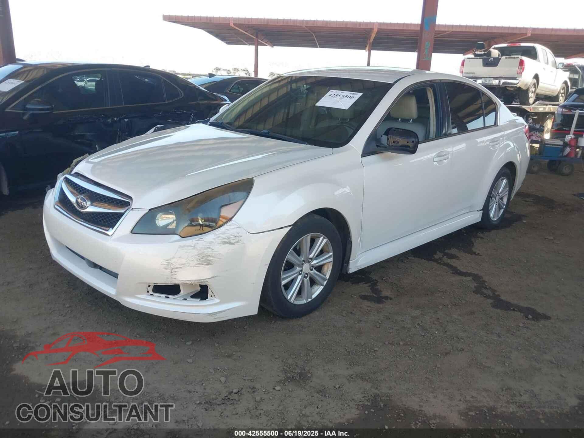 SUBARU LEGACY 2012 - 4S3BMCB62C3017014