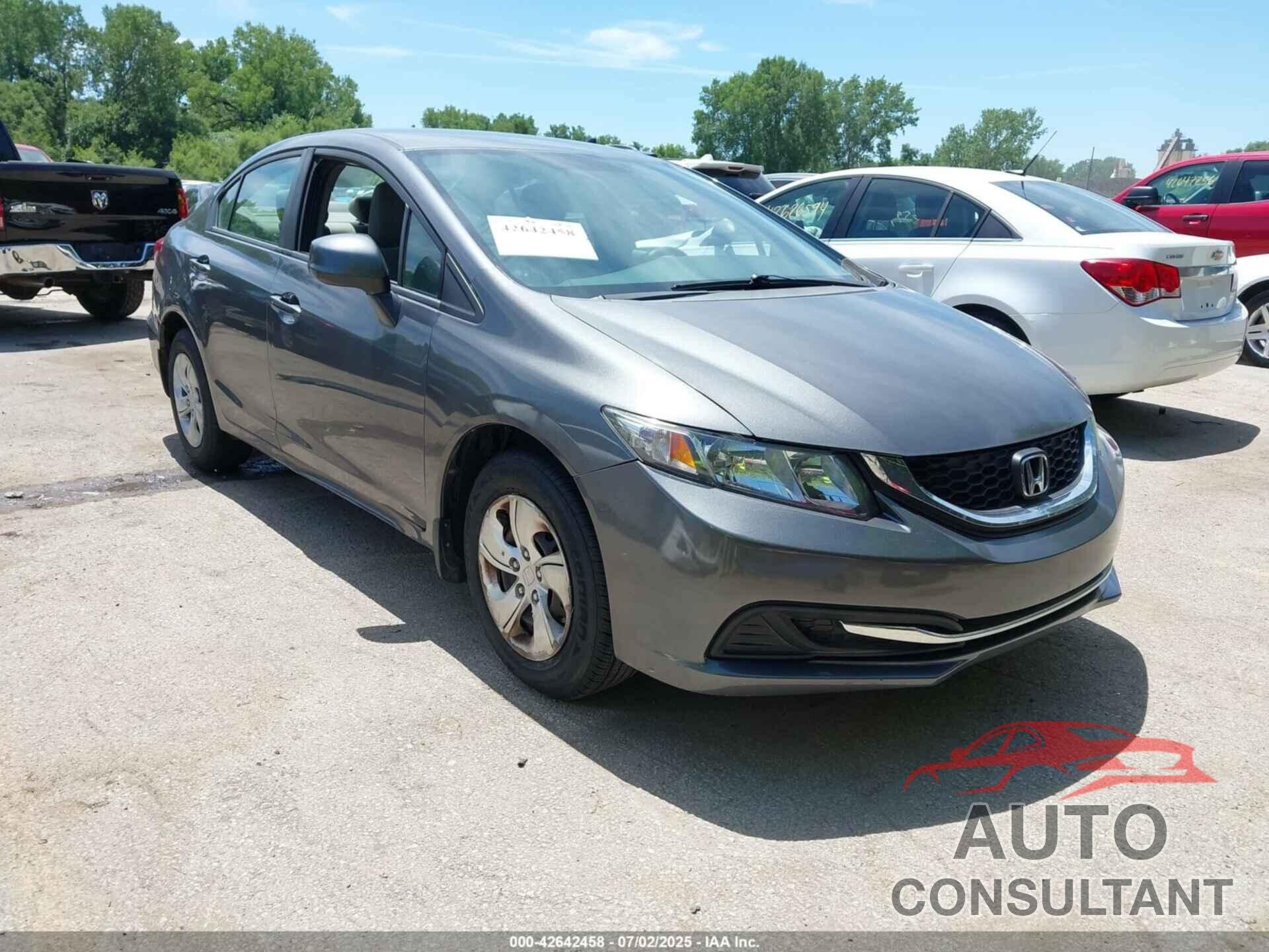 HONDA CIVIC 2013 - 19XFB2F53DE068275