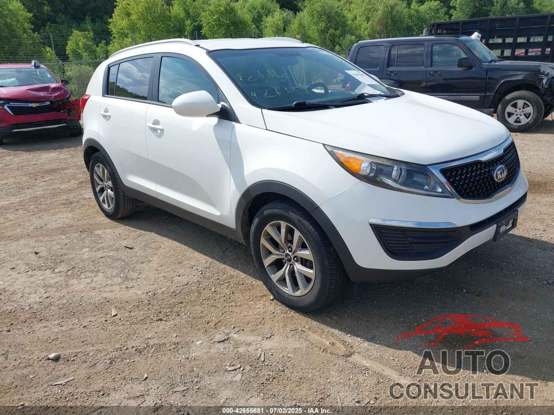 KIA SPORTAGE 2016 - KNDPB3ACXG7844793