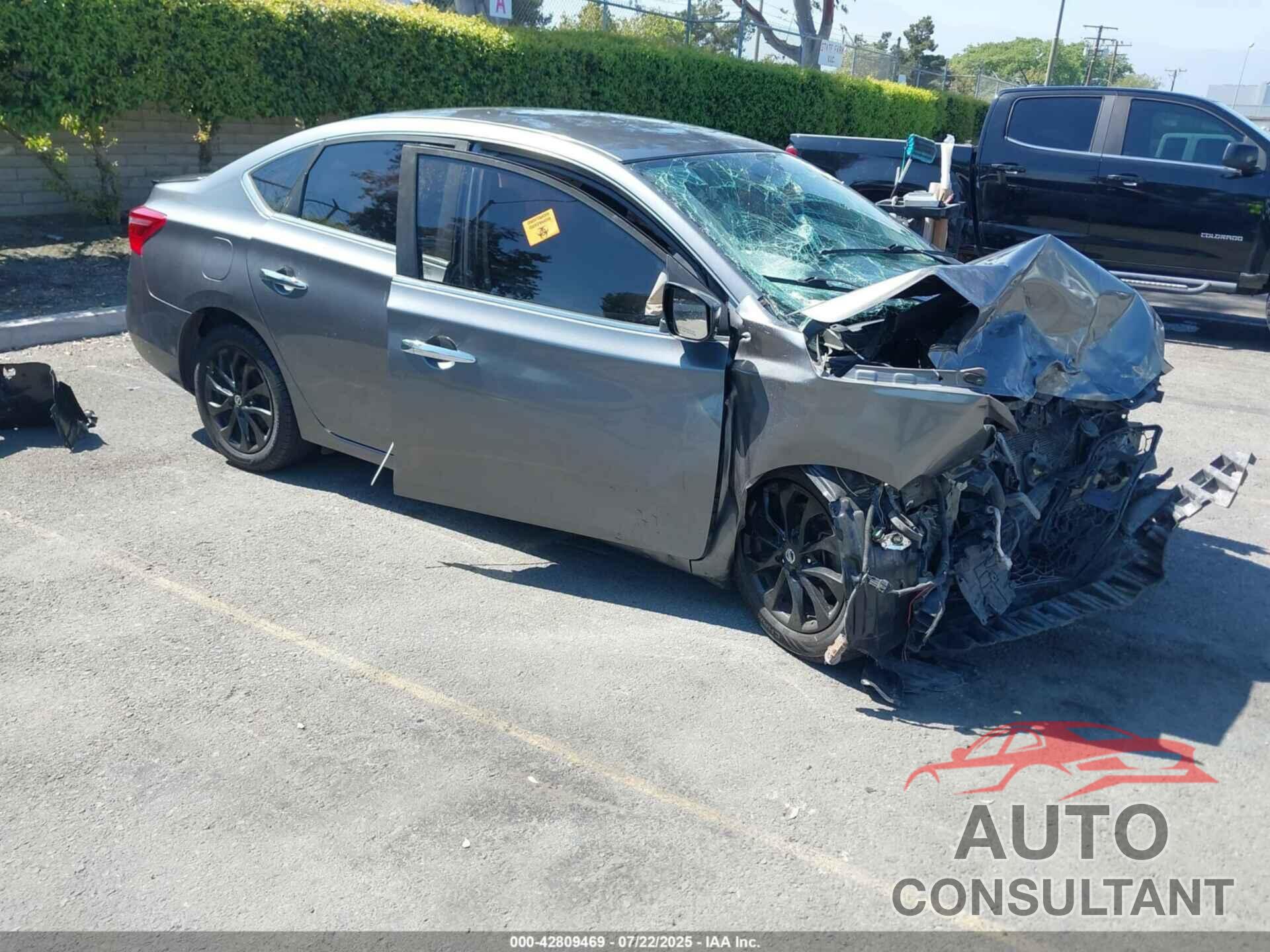 NISSAN SENTRA 2018 - 3N1AB7AP0JY249346