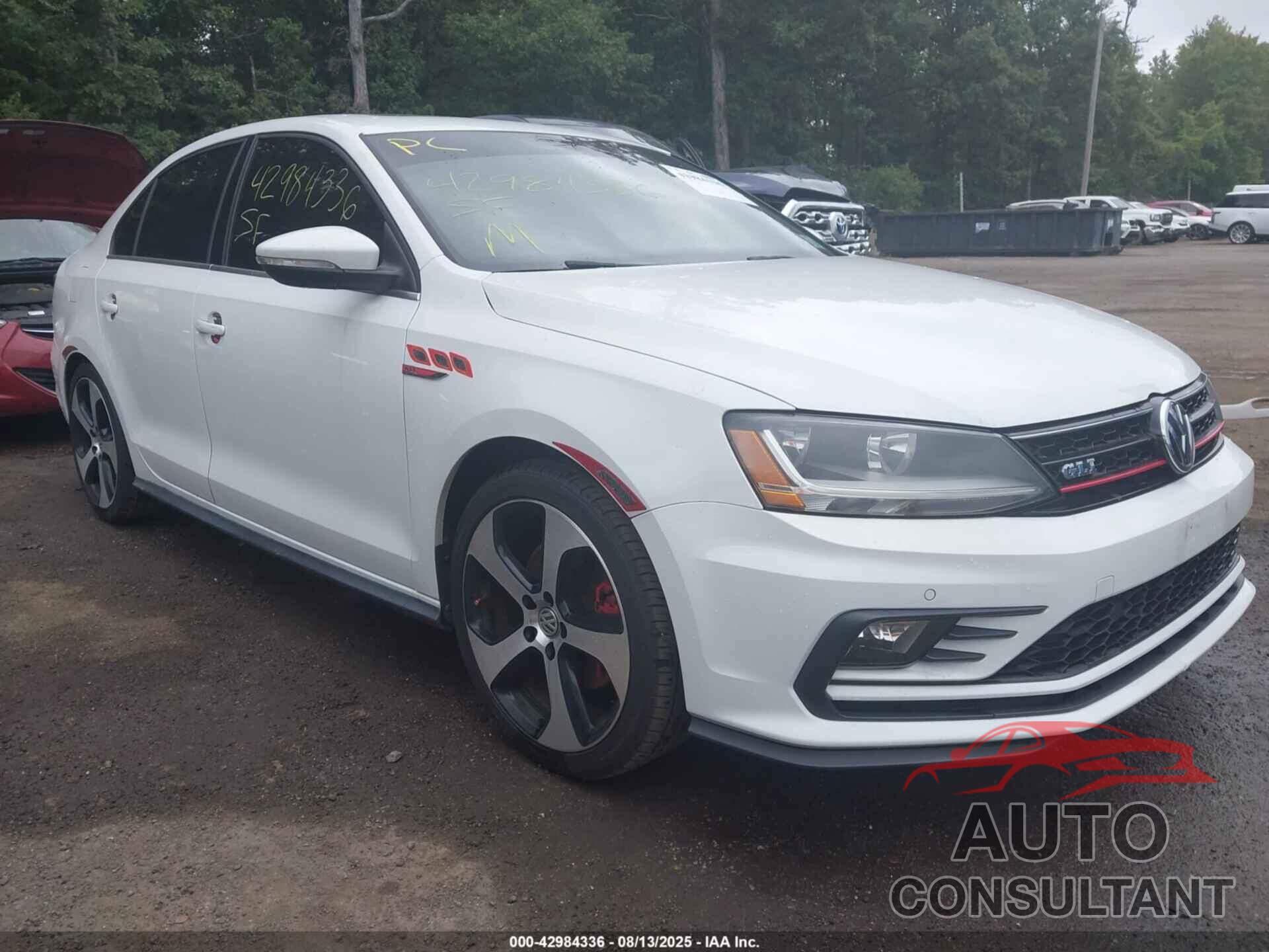 VOLKSWAGEN JETTA 2017 - 3VW5T7AJ3HM262680