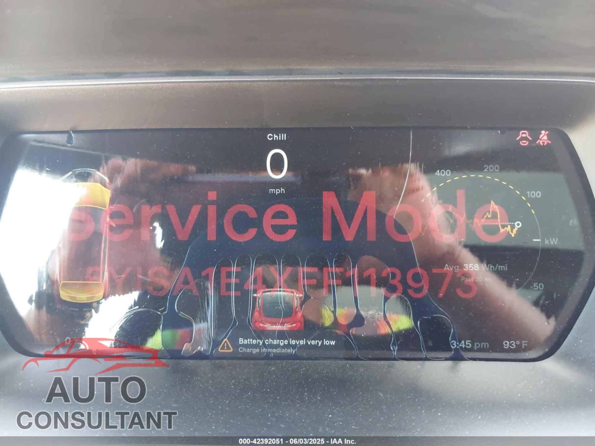 TESLA MODEL S 2015 - 5YJSA1E4XFF113973