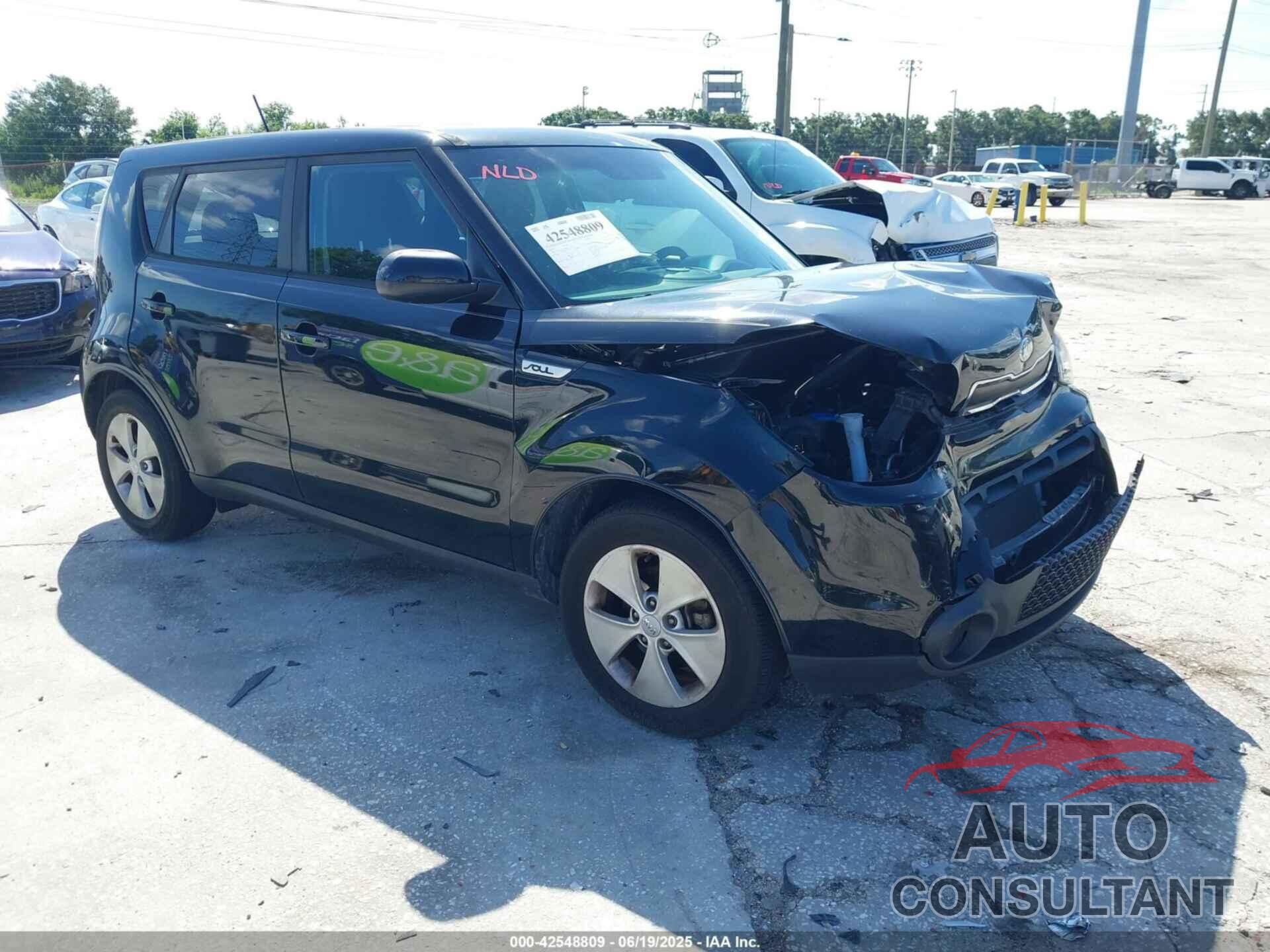 KIA SOUL 2016 - KNDJN2A25G7379211