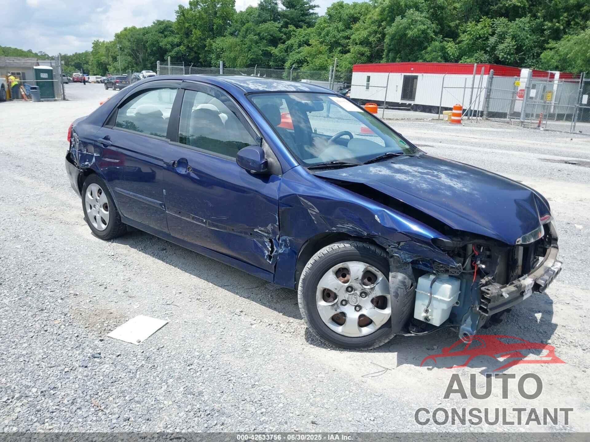 KIA SPECTRA 2009 - KNAFE221495600806