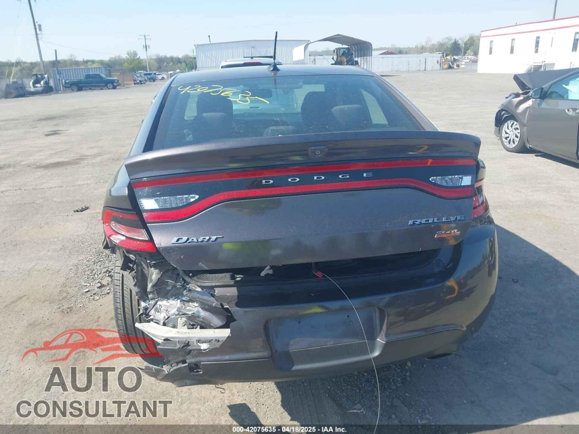 DODGE DART 2014 - 1C3CDFBB4ED861575