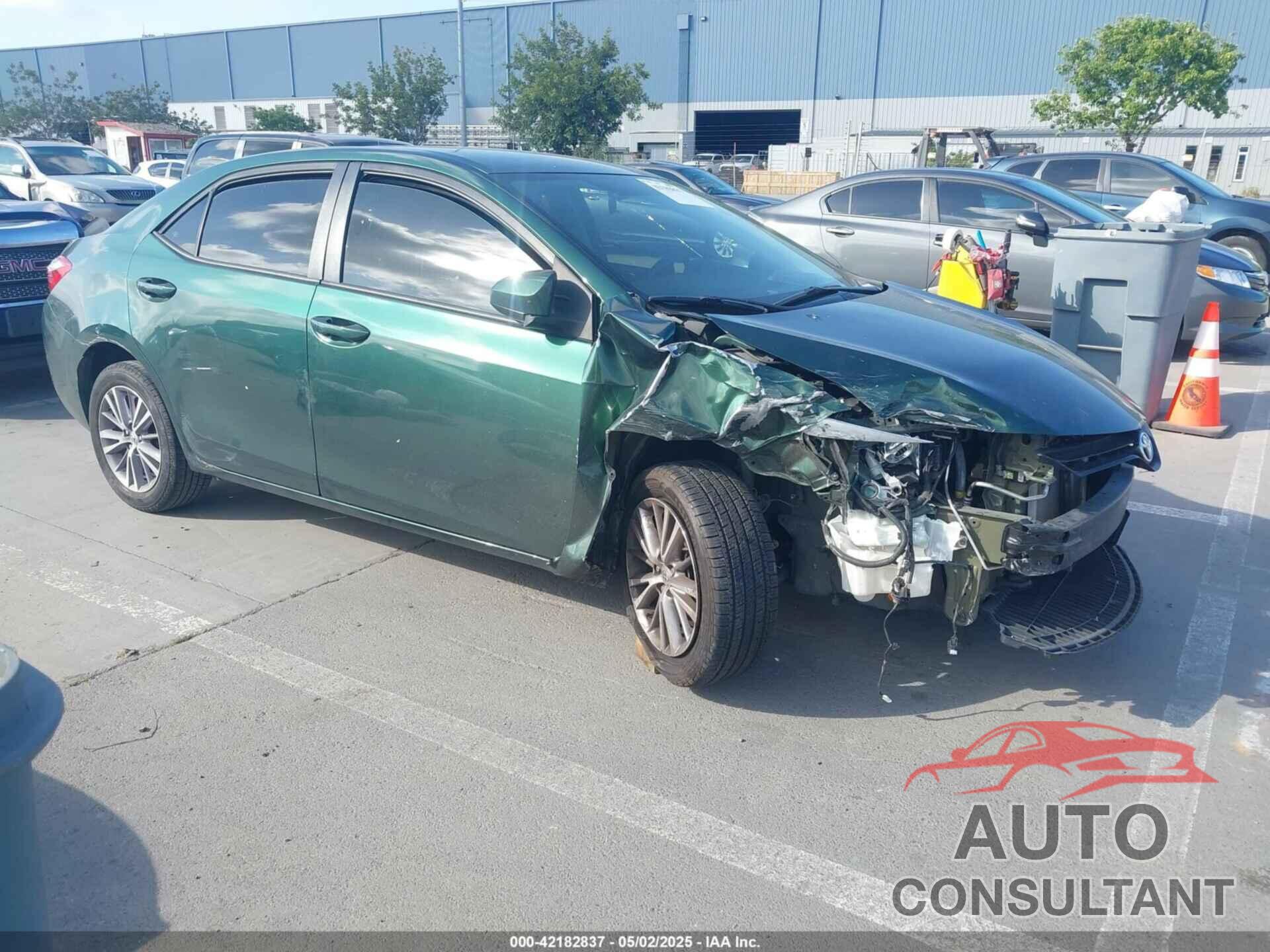 TOYOTA COROLLA 2014 - 5YFBURHE5EP103395