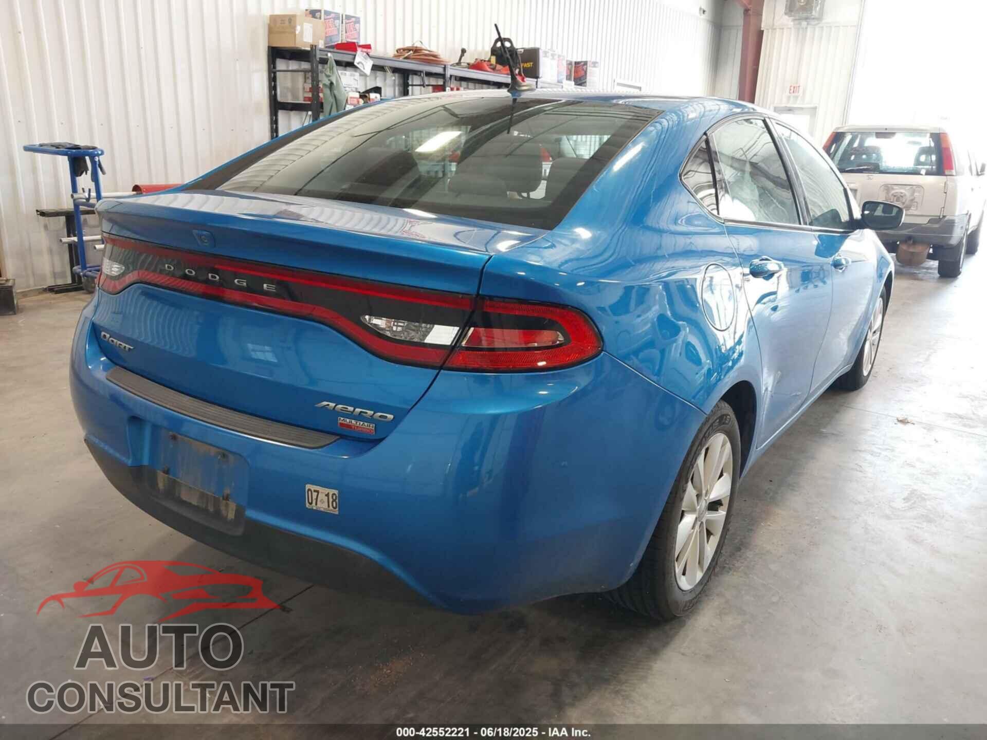 DODGE DART 2015 - 1C3CDFDH4FD405577
