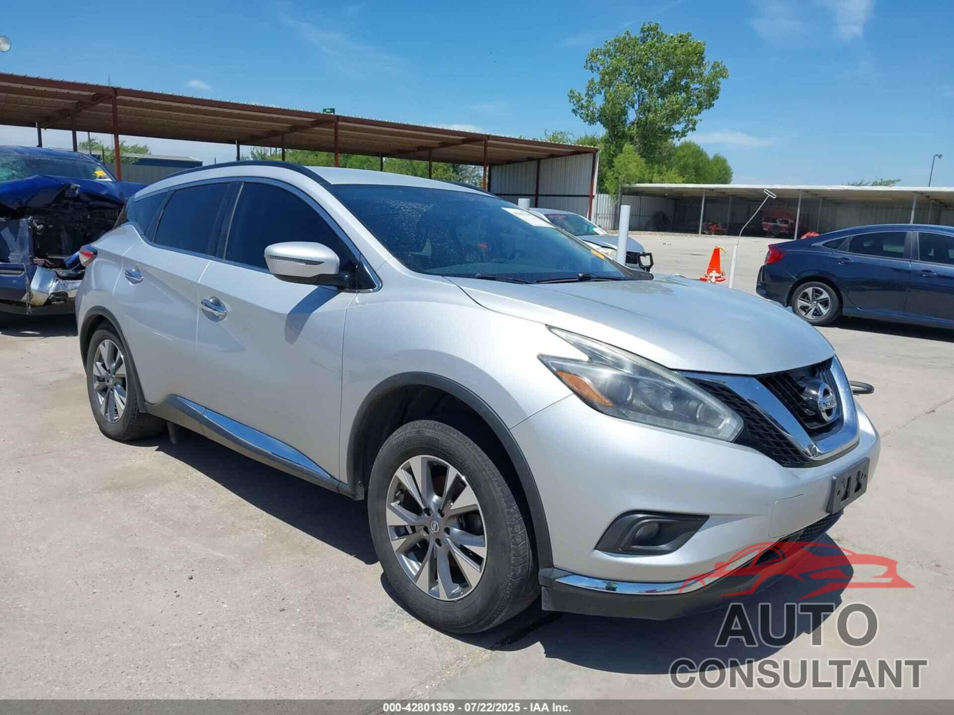 NISSAN MURANO 2018 - 5N1AZ2MG2JN116782