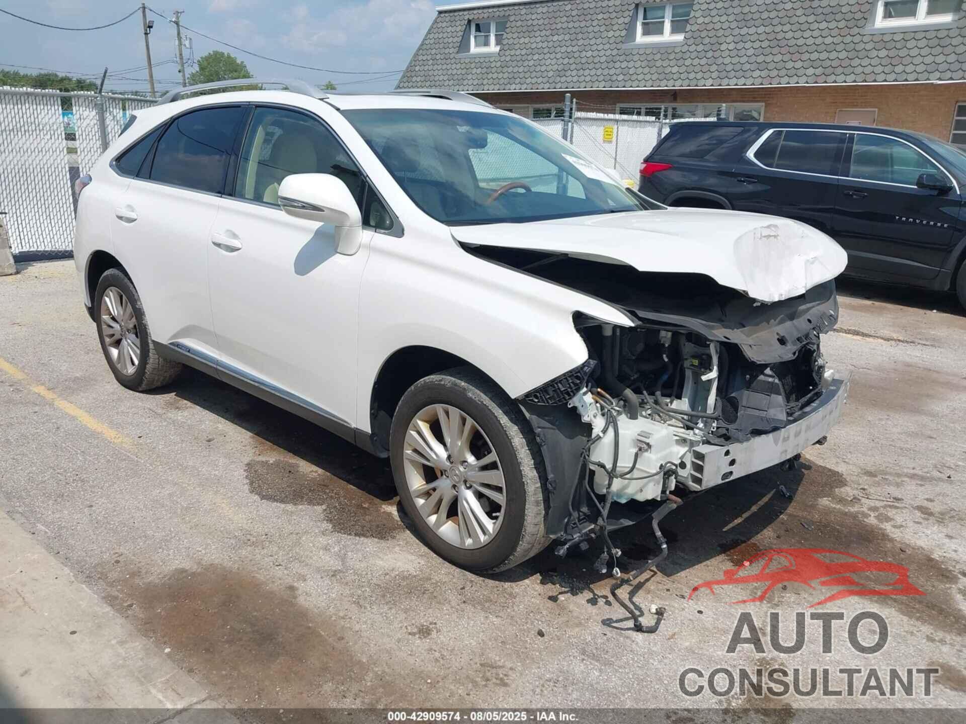 LEXUS RX 450H 2011 - JTJBC1BA4B2045314