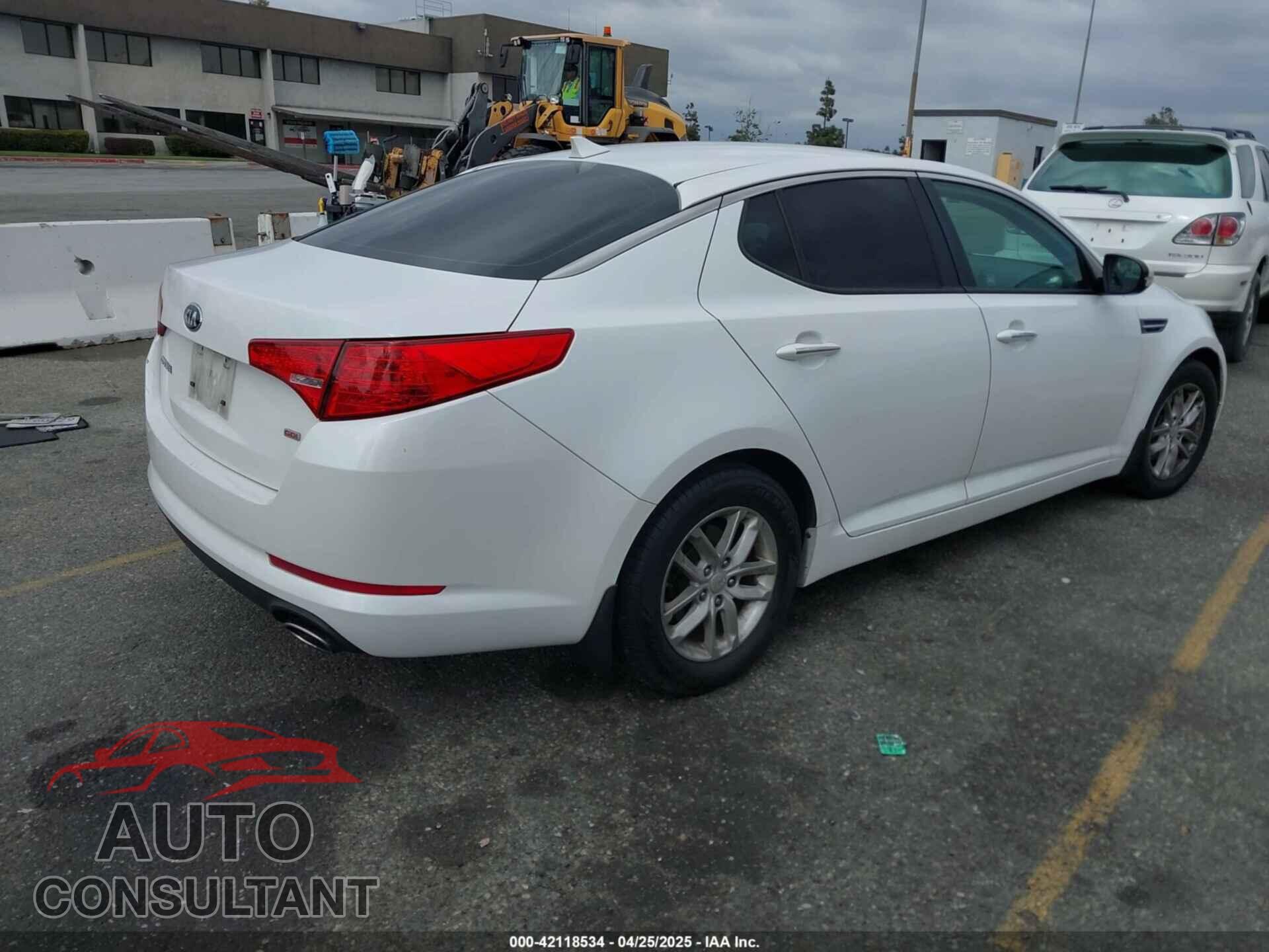 KIA OPTIMA 2013 - KNAGM4A7XD5384378