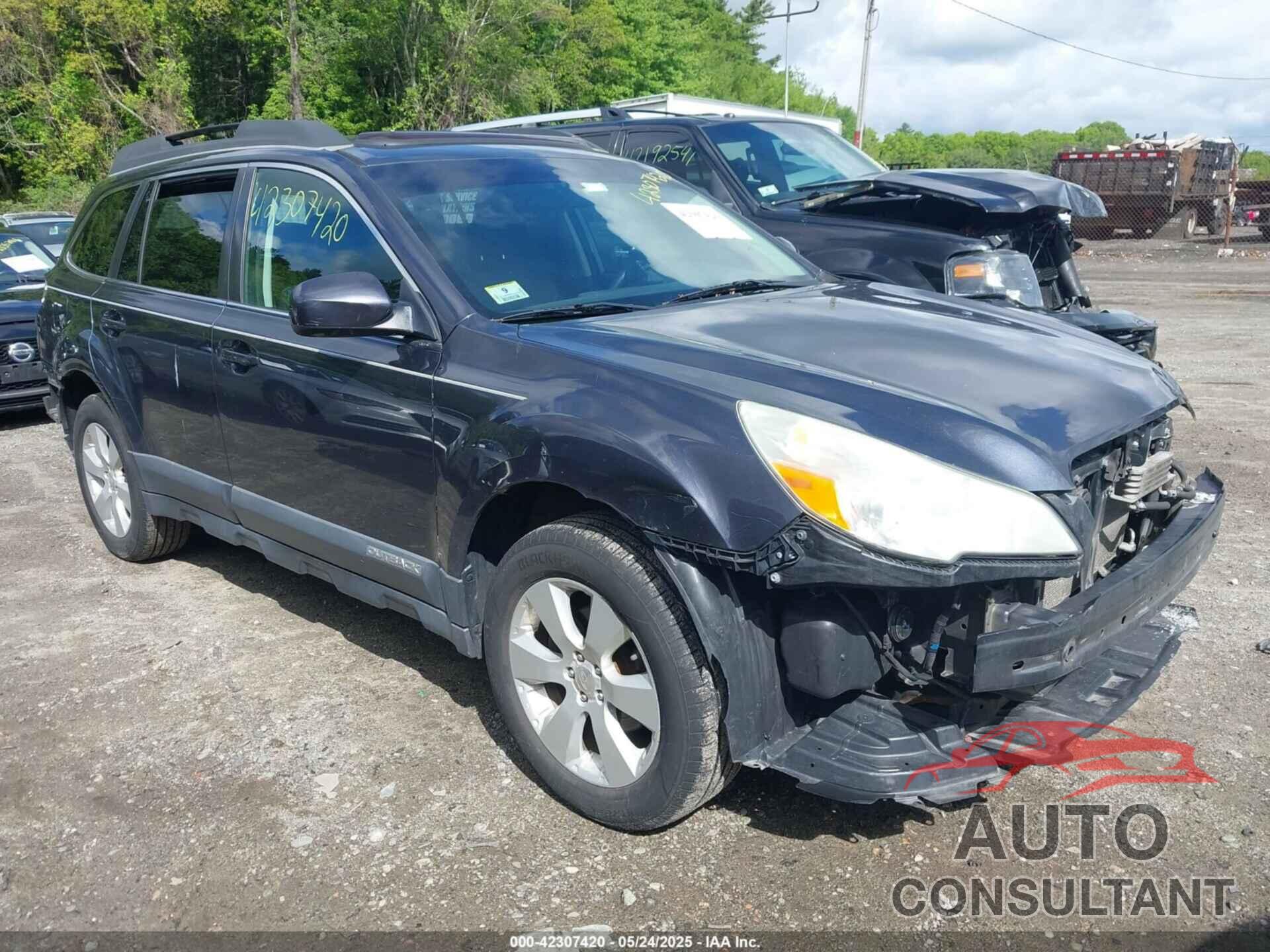 SUBARU OUTBACK 2010 - 4S4BRBKC1A3363551