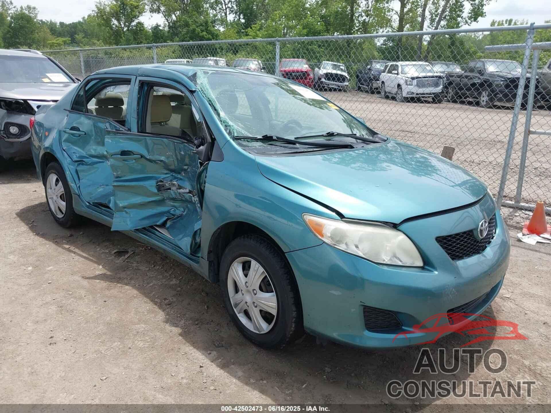 TOYOTA COROLLA 2009 - JTDBL40E699036125