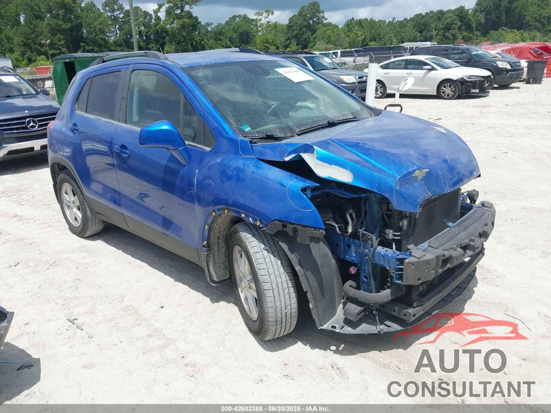 CHEVROLET TRAX 2015 - KL7CJLSBXFB141579