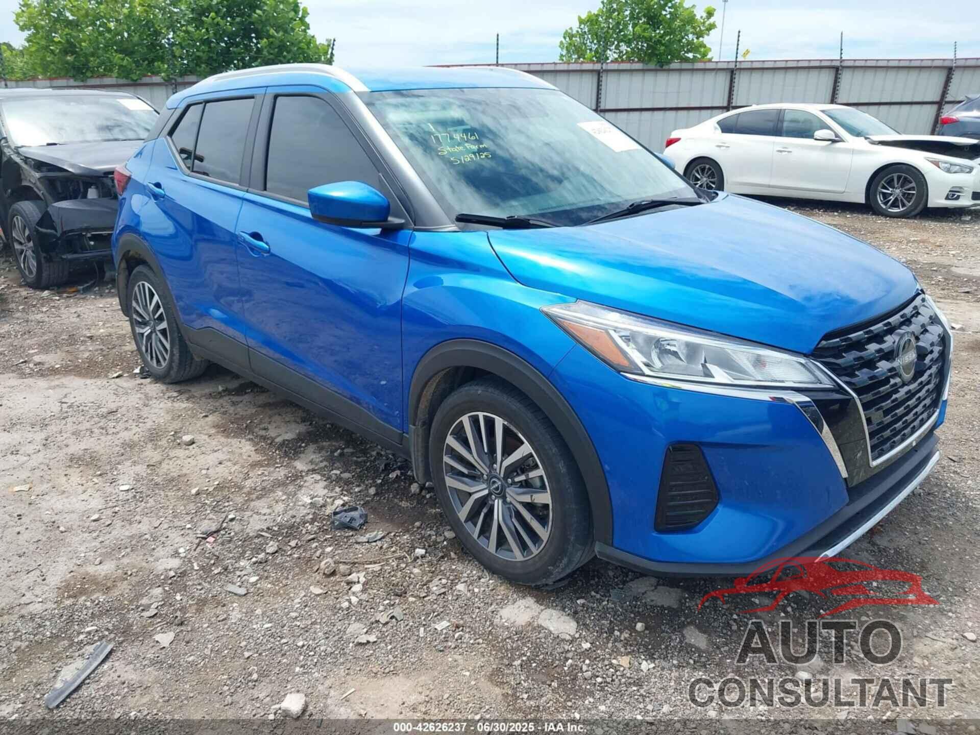 NISSAN KICKS 2022 - 3N1CP5CV3NL480111