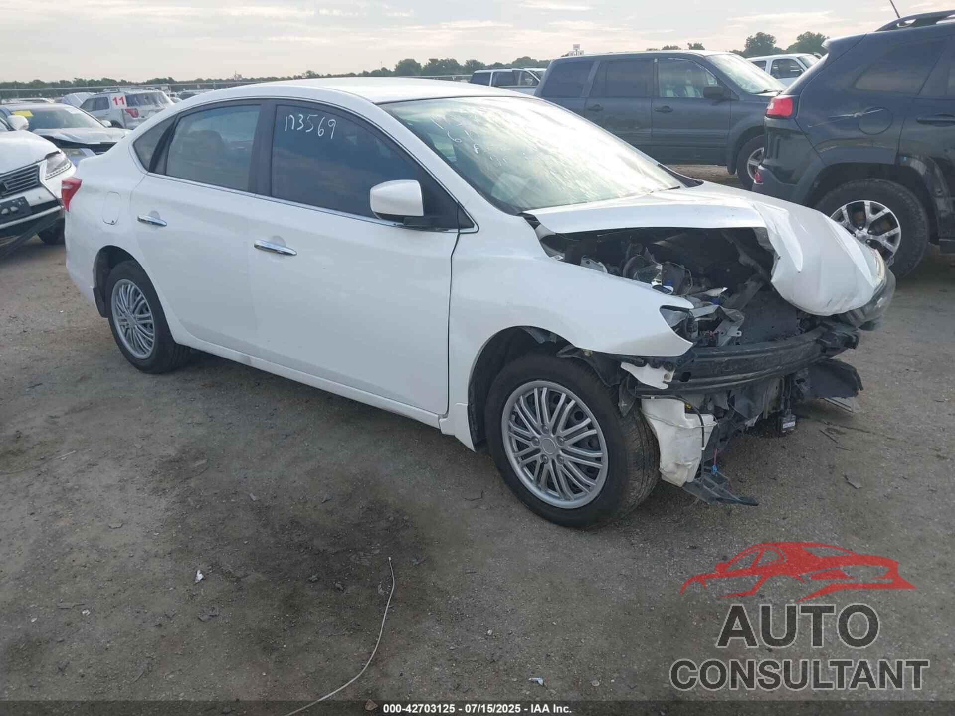 NISSAN SENTRA 2019 - 3N1AB7AP6KY246310