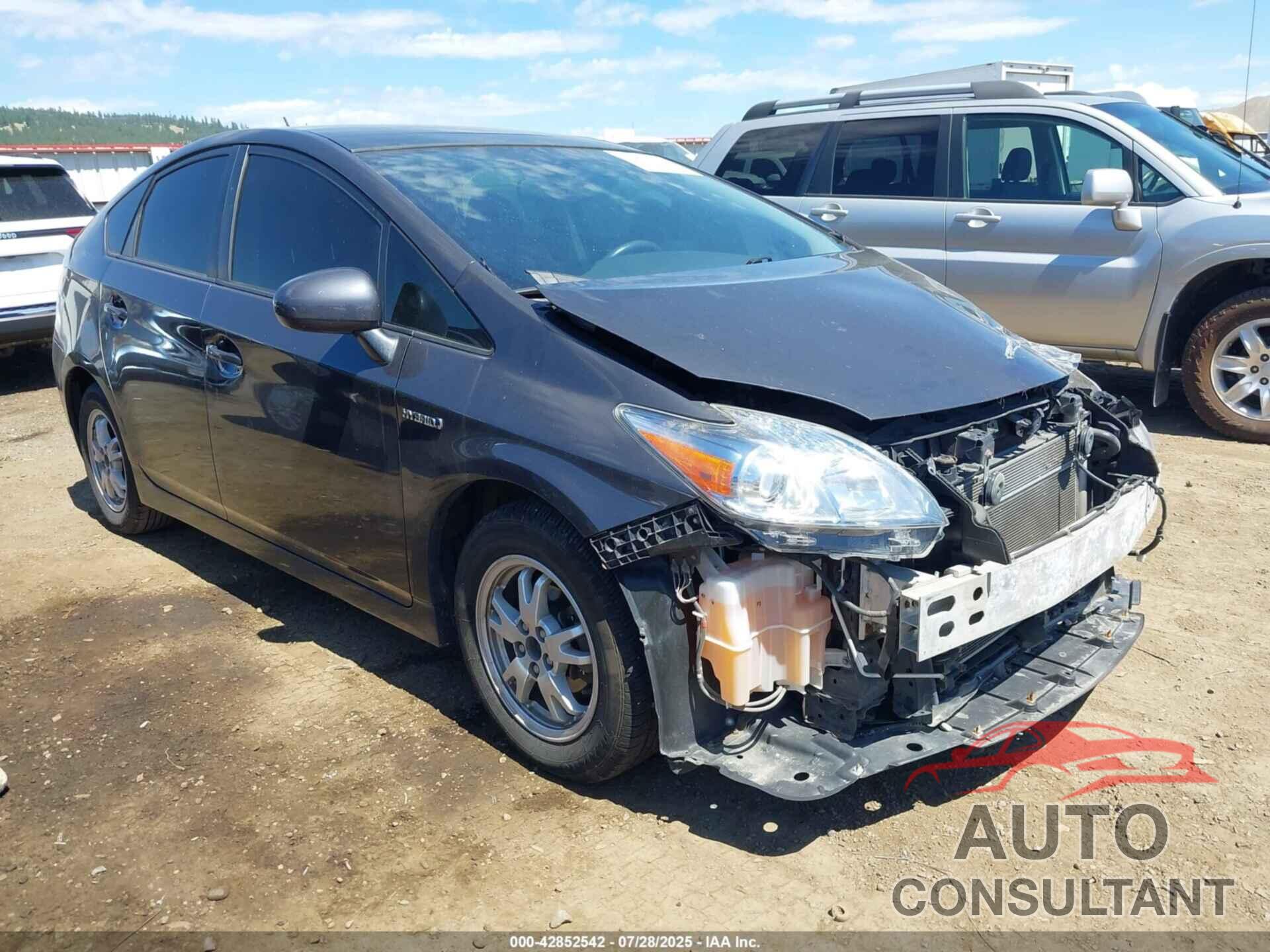 TOYOTA PRIUS 2010 - JTDKN3DUXA0084080