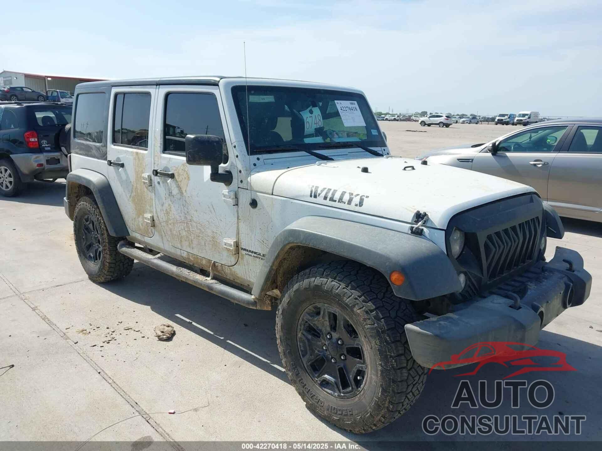 JEEP WRANGLER UNLIMITED 2015 - 1C4BJWDG9FL543788