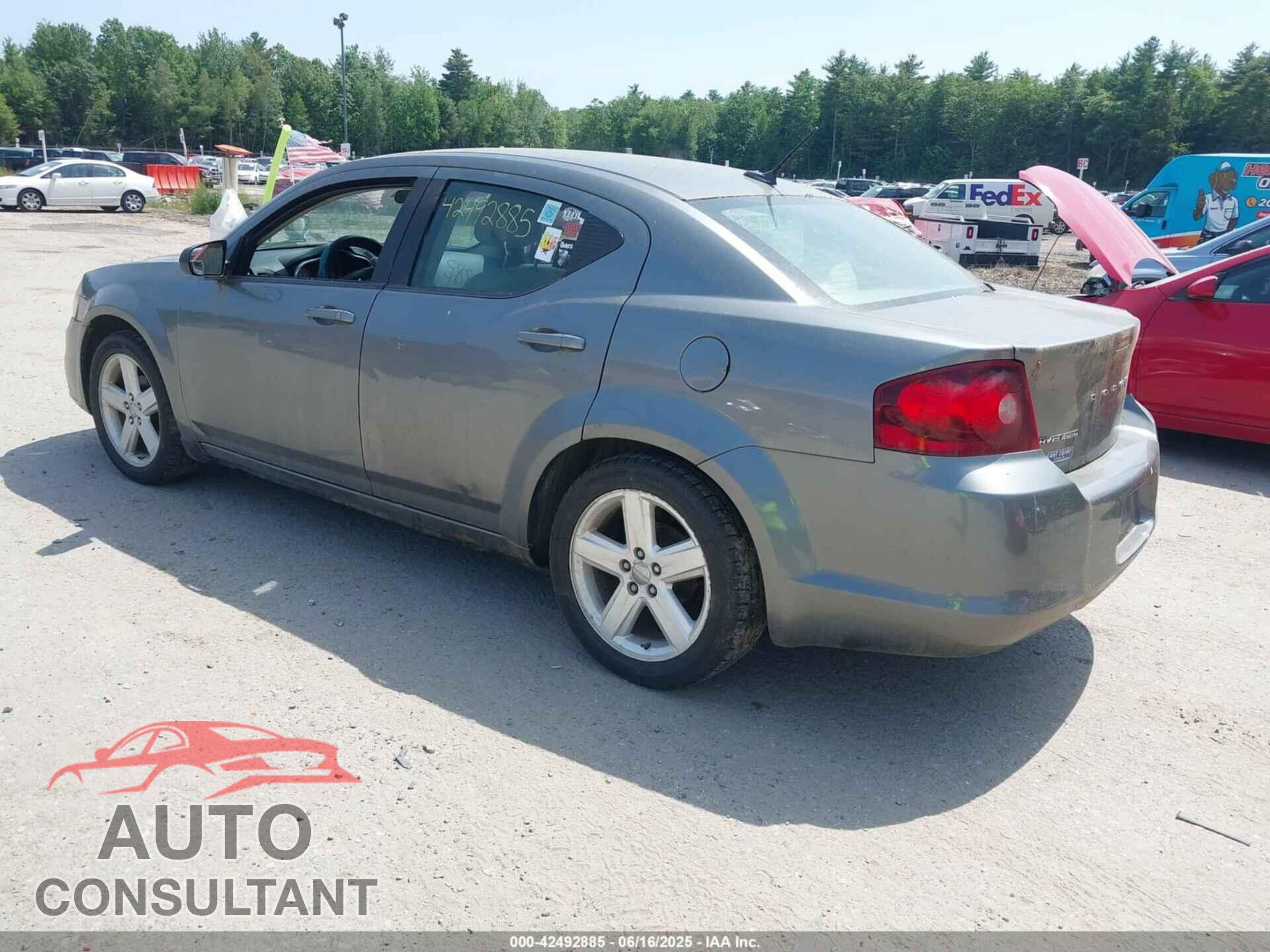 DODGE AVENGER 2013 - 1C3CDZAB9DN551854