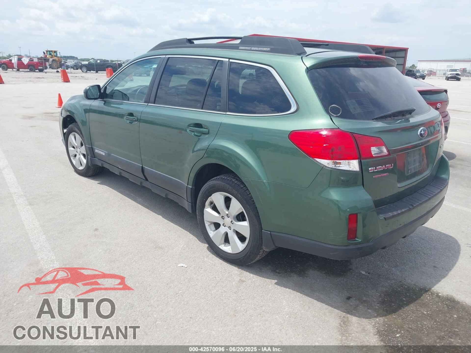 SUBARU OUTBACK 2011 - 4S4BRCCC2B3432382