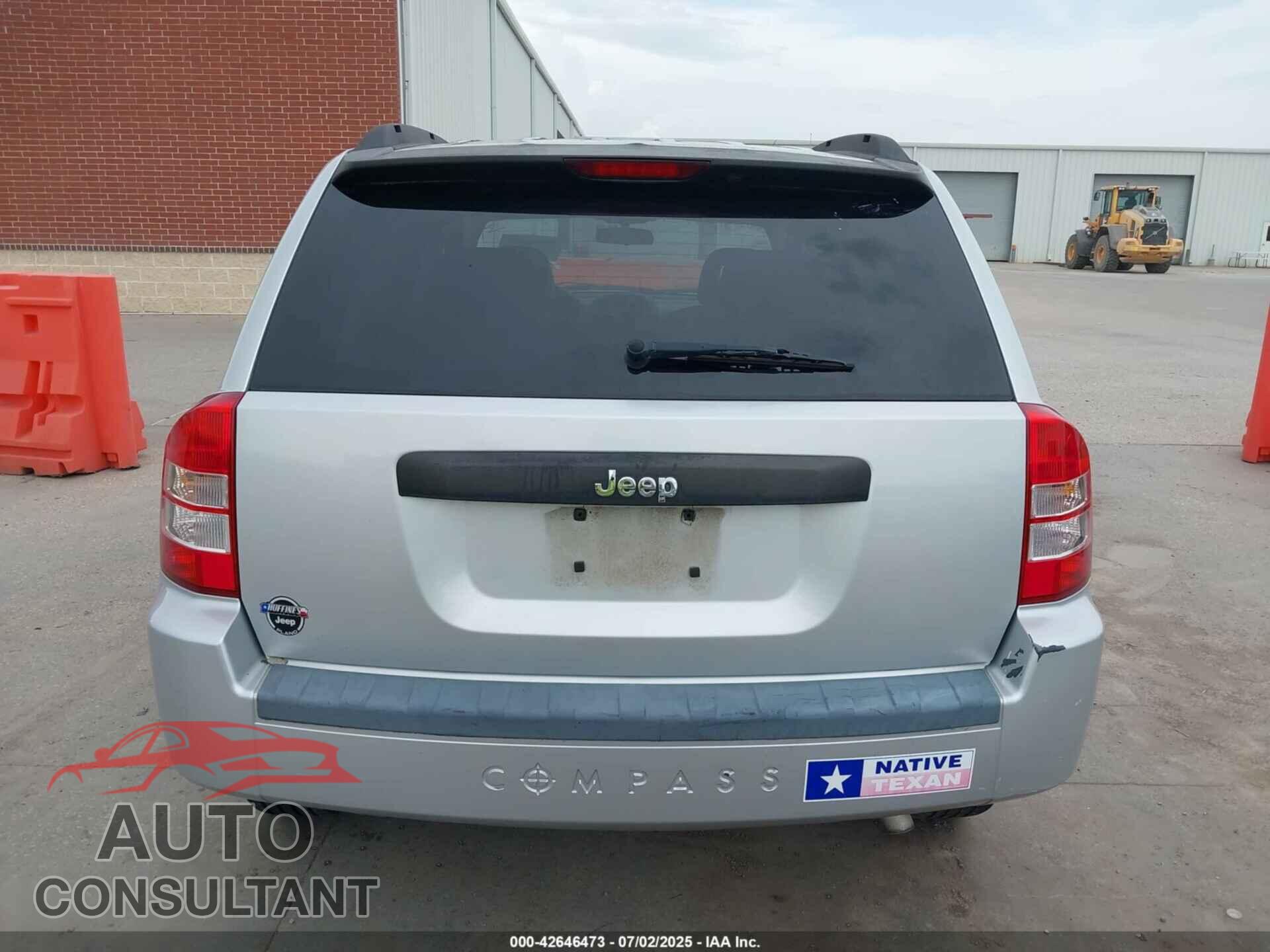 JEEP COMPASS 2009 - 1J4FT47B19D111043