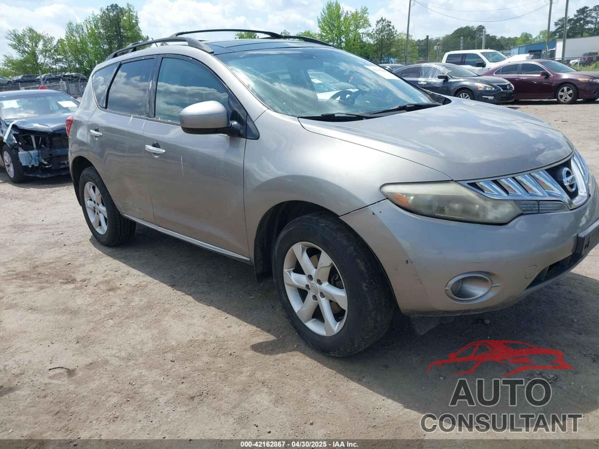 NISSAN MURANO 2009 - JN8AZ18U79W104202