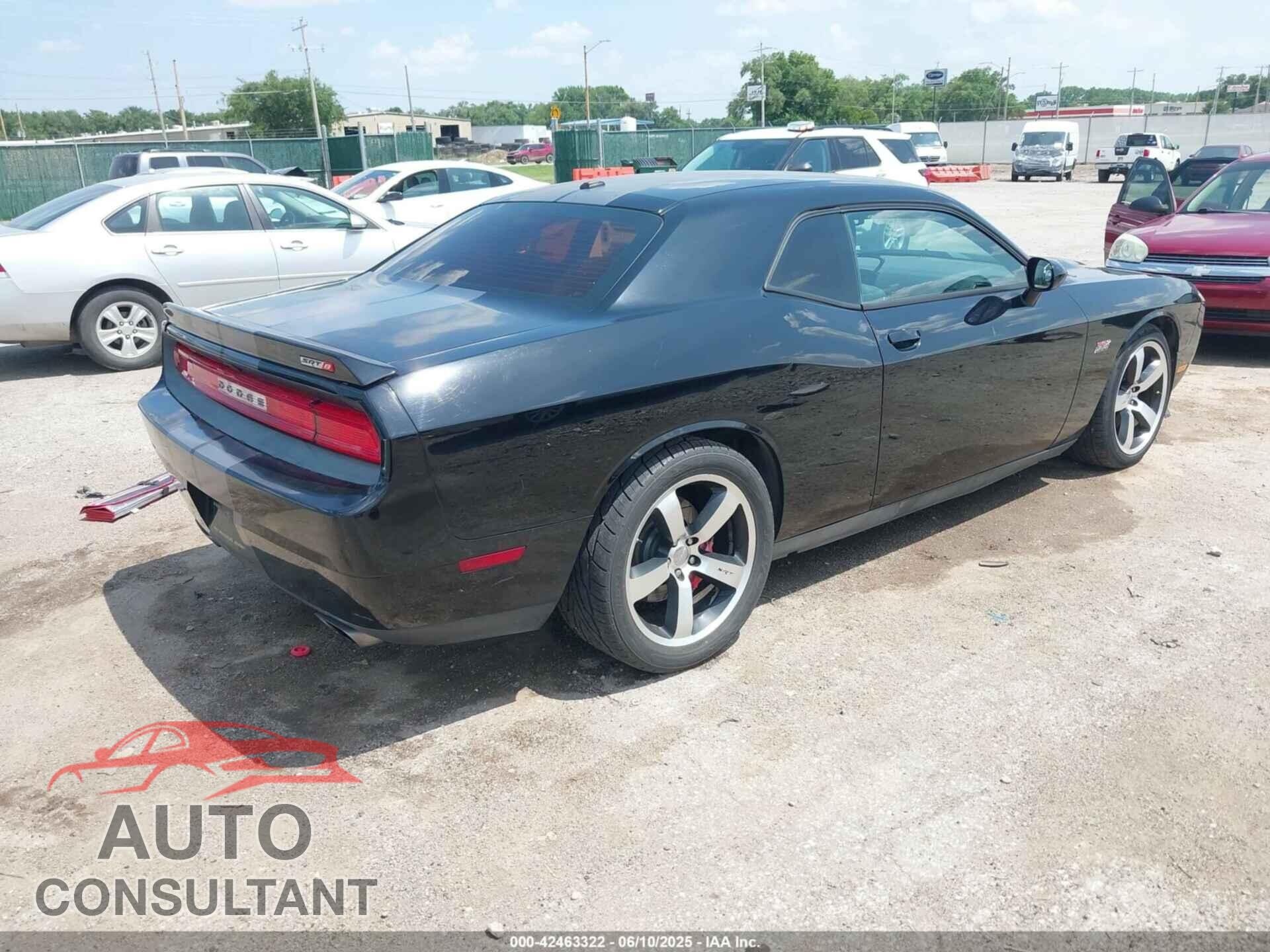 DODGE CHALLENGER 2012 - 2C3CDYCJ1CH106496