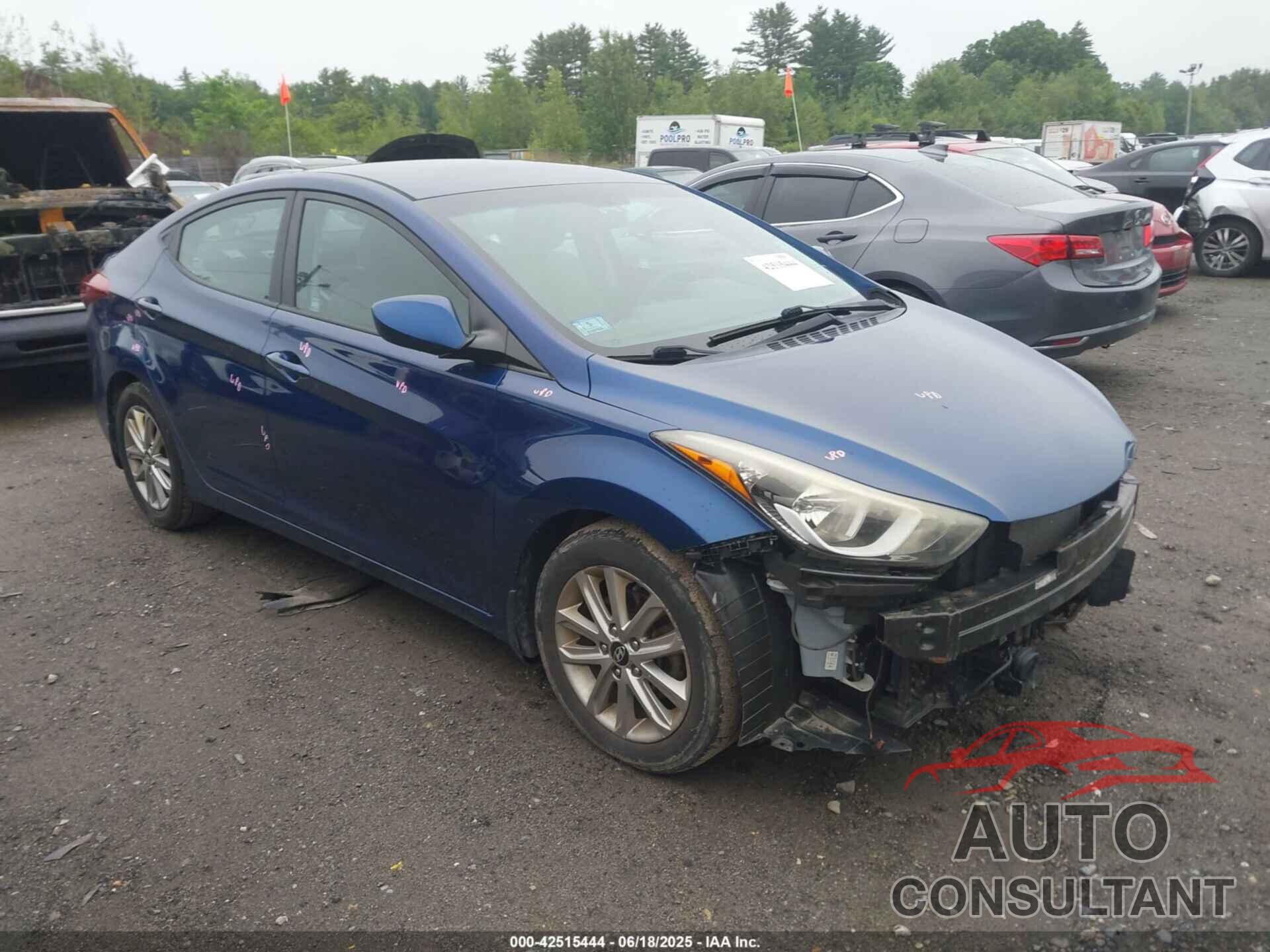 HYUNDAI ELANTRA 2016 - 5NPDH4AE3GH712110