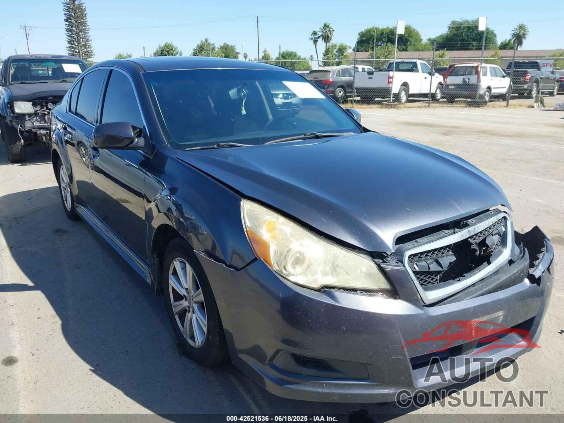 SUBARU LEGACY 2011 - 4S3BMBH67B3255747