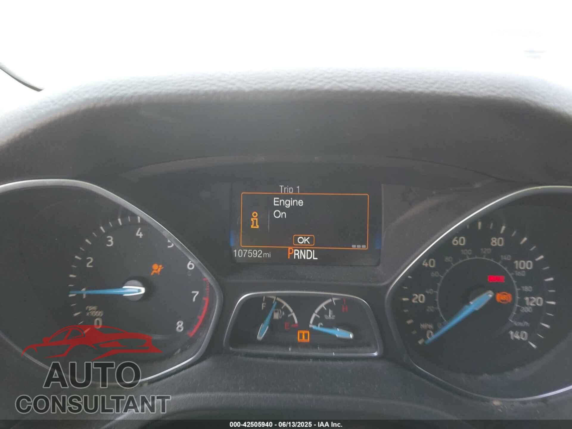 FORD FOCUS 2016 - 1FADP3E29GL208580