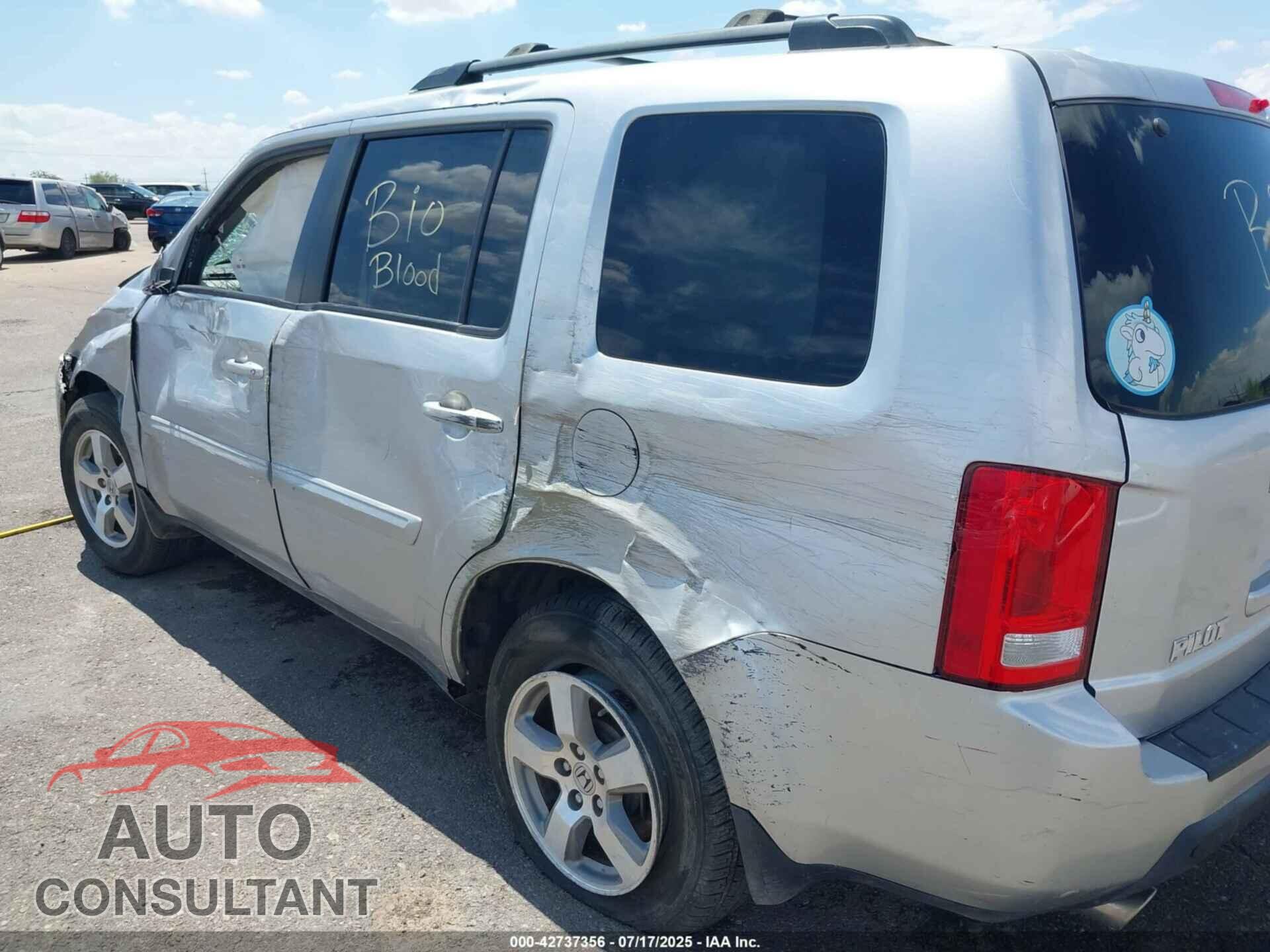 HONDA PILOT 2010 - 5FNYF3H48AB023068