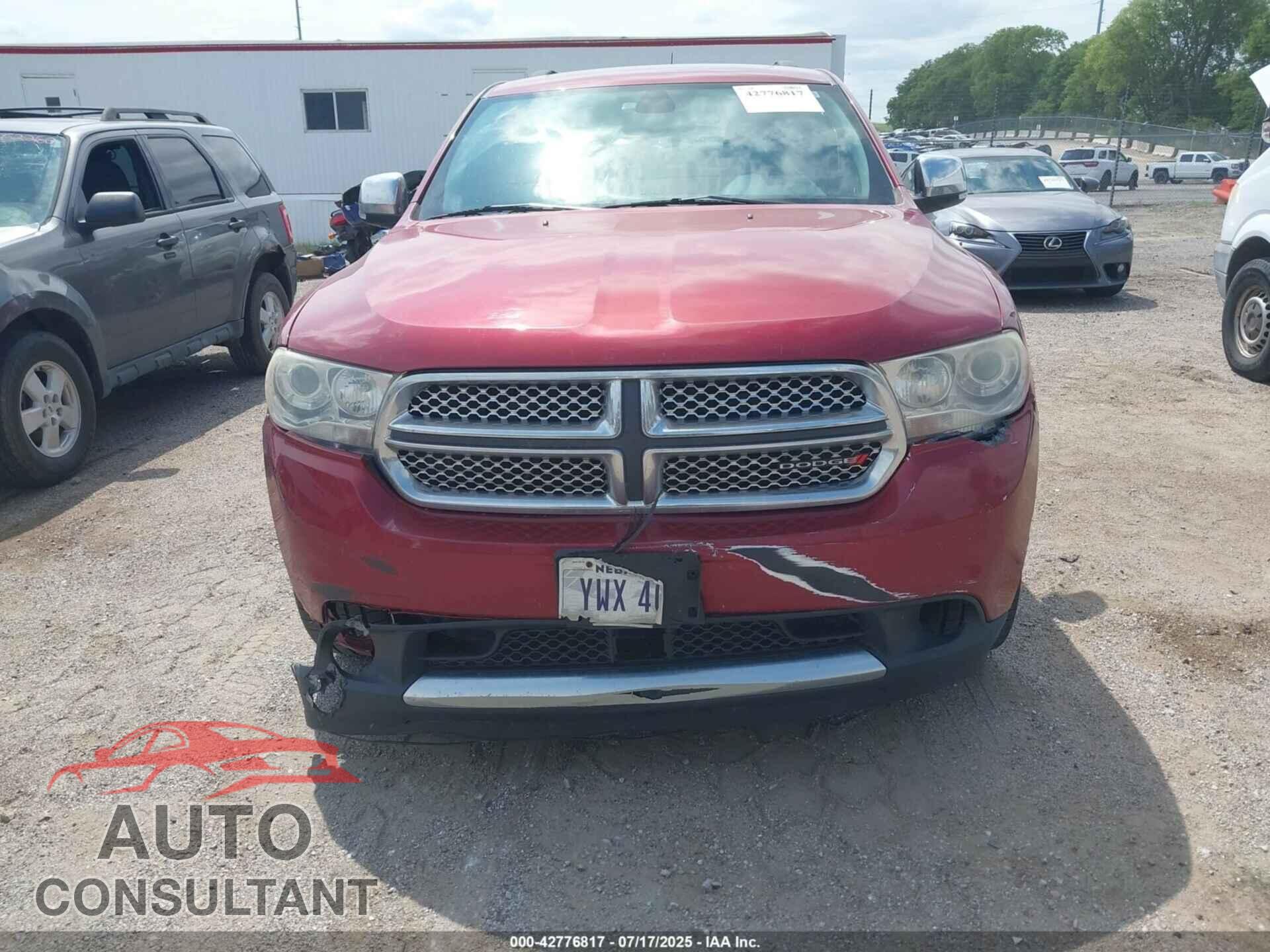 DODGE DURANGO 2013 - 1C4RDJEG1DC675030